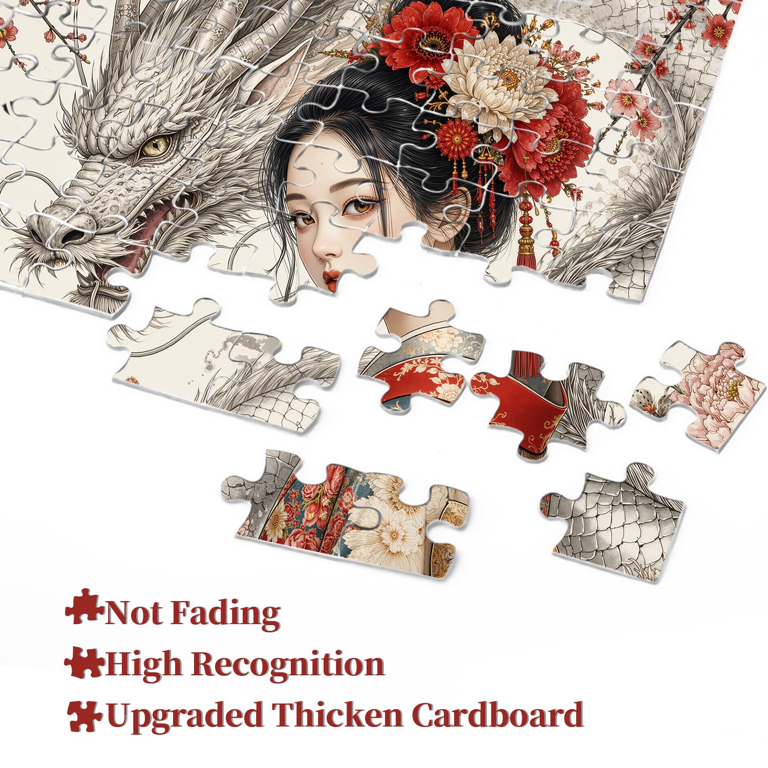 Drachenjungfrau-Puzzle 1000 Teile