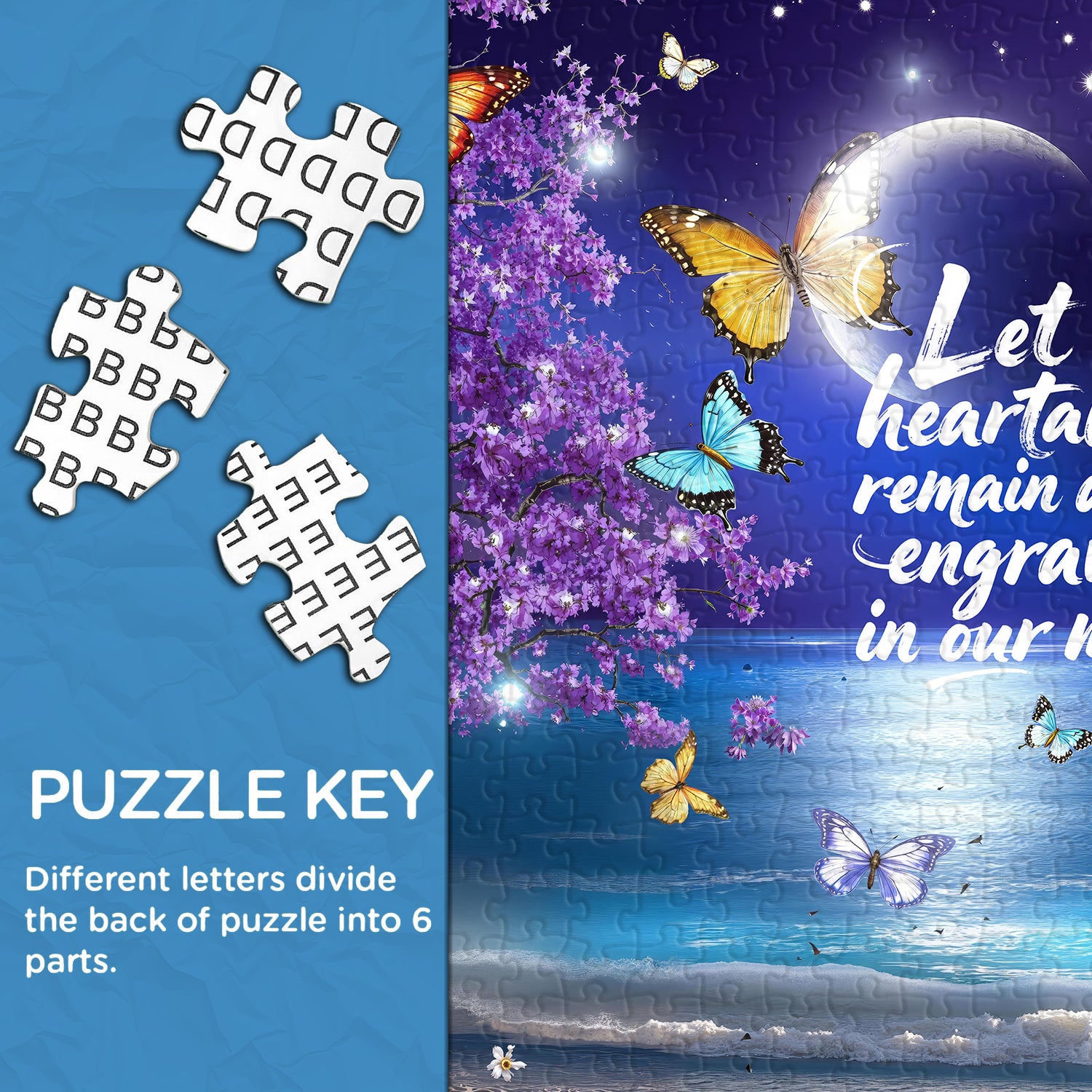 Ewiges Mondlicht Puzzle 1000 Stücke