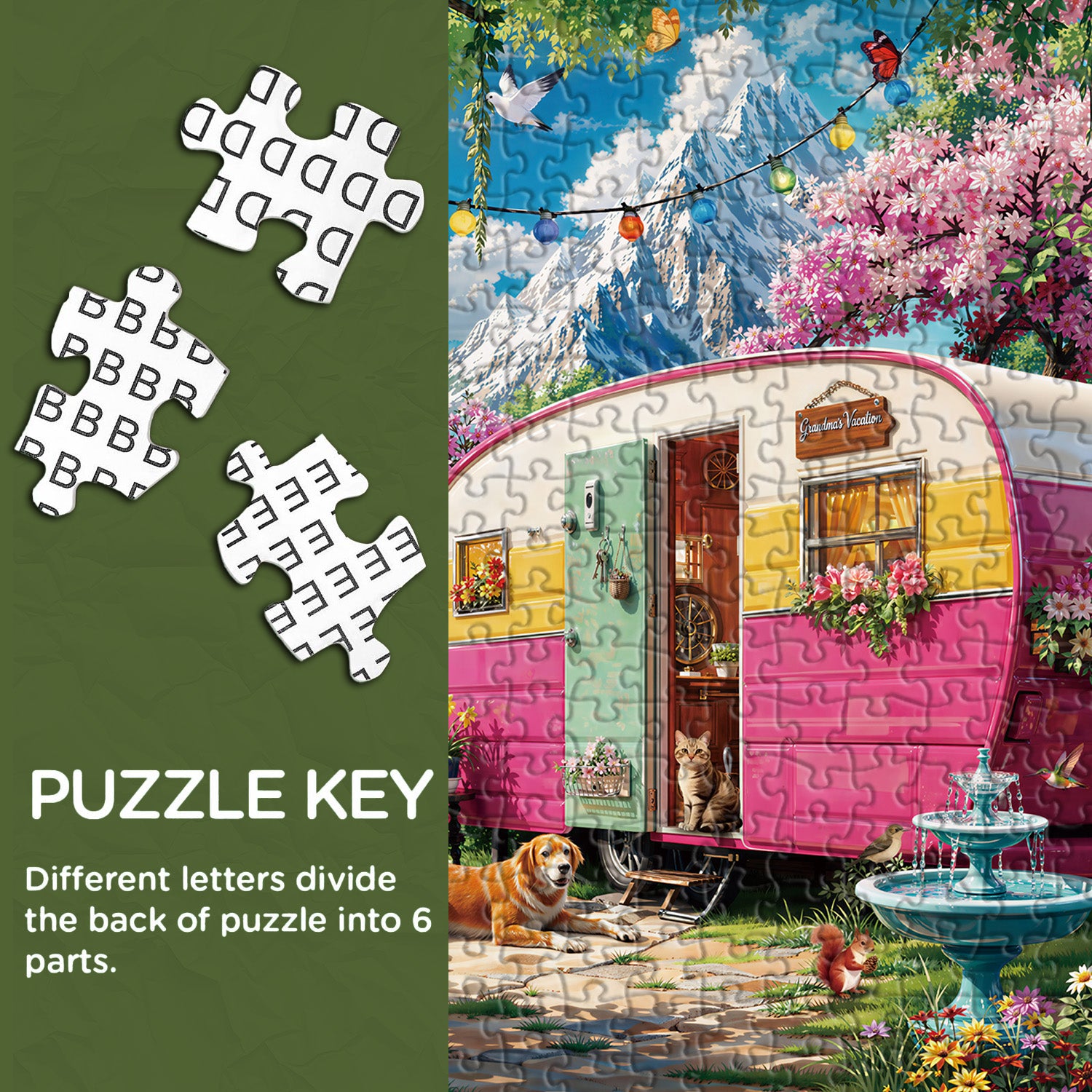 Grandma's Vacation Jigsaw Puzzle 1000 Pieces