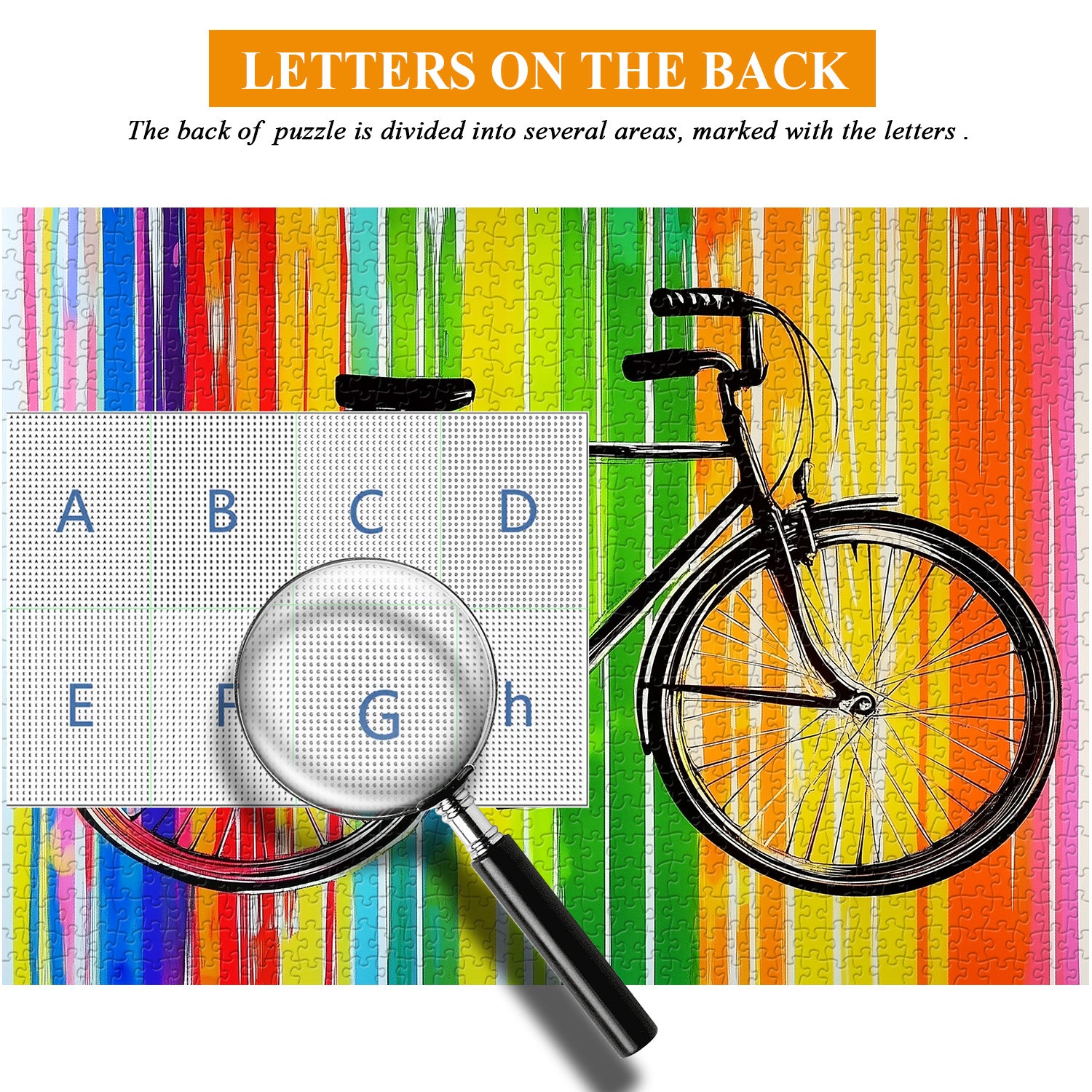 Glänzendes Pedal-Puzzle 1000 Teile