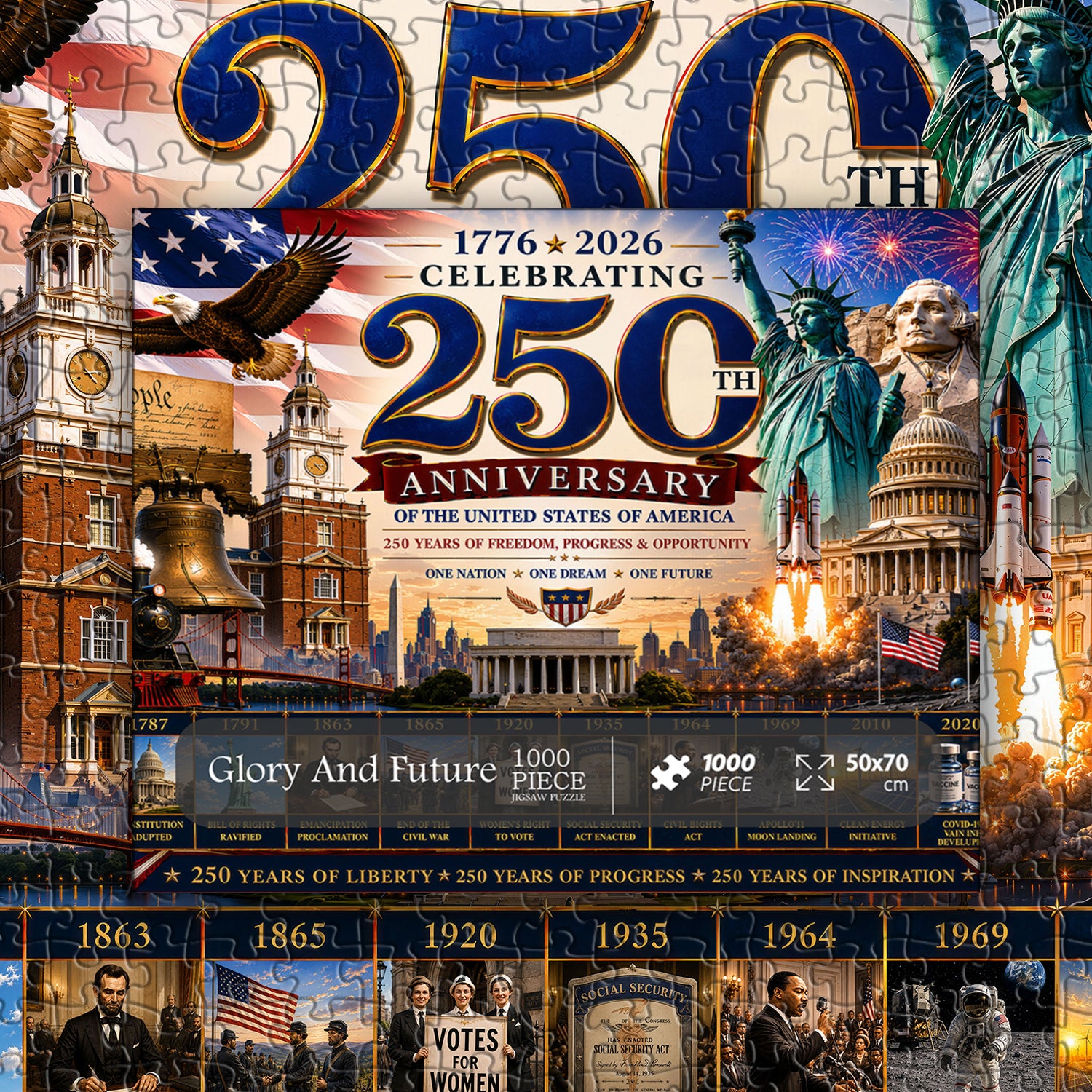 Ruhm und Zukunft Puzzle 1000 Teile