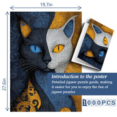 Blue Gold Gaze Puzzle 1000 Teile