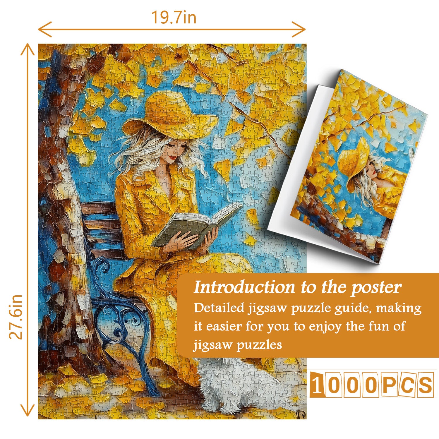 Golden Hour Read Jigsaw Puzzle 1000 Pieces