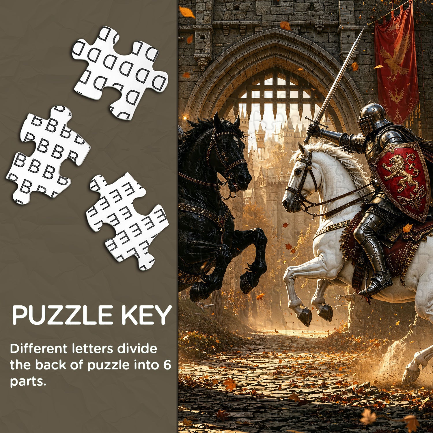 Autumn Castle Duel Jigsaw Puzzle 1000 Pieces