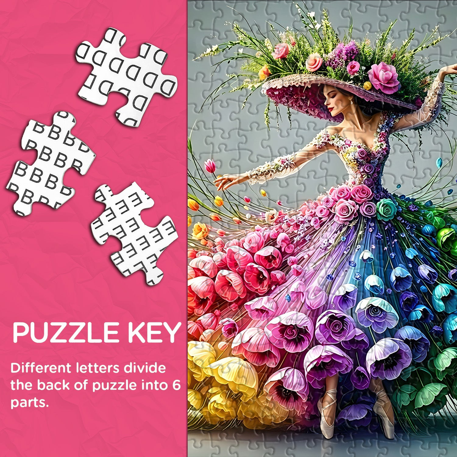 Flower Dancer Jigsaw Puzzle 1000 Pieces
