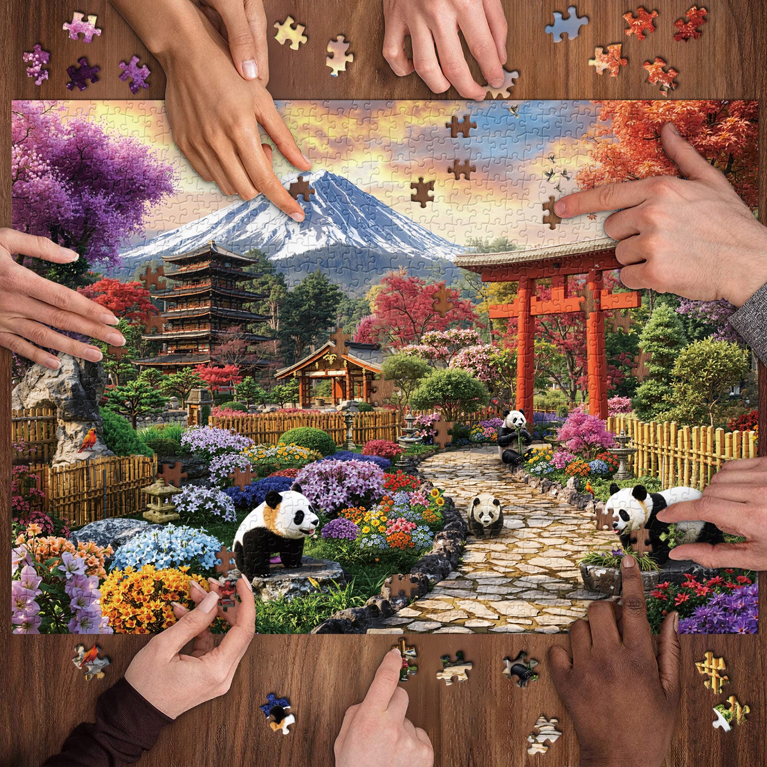 Fuji Fairyland Puzzle 1000 Teile