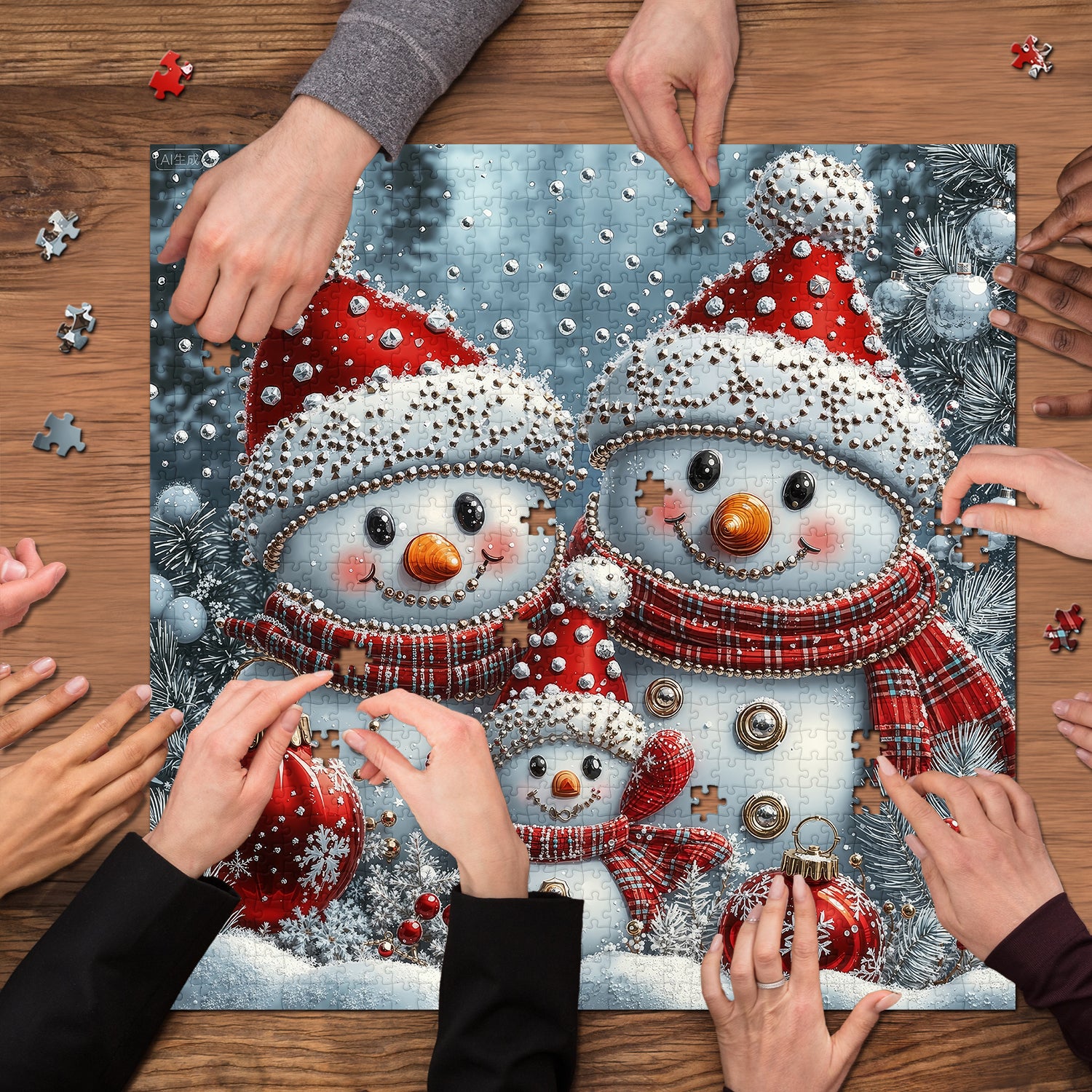 Wintertime Perle Sparkle Puzzle 1000 Stücke