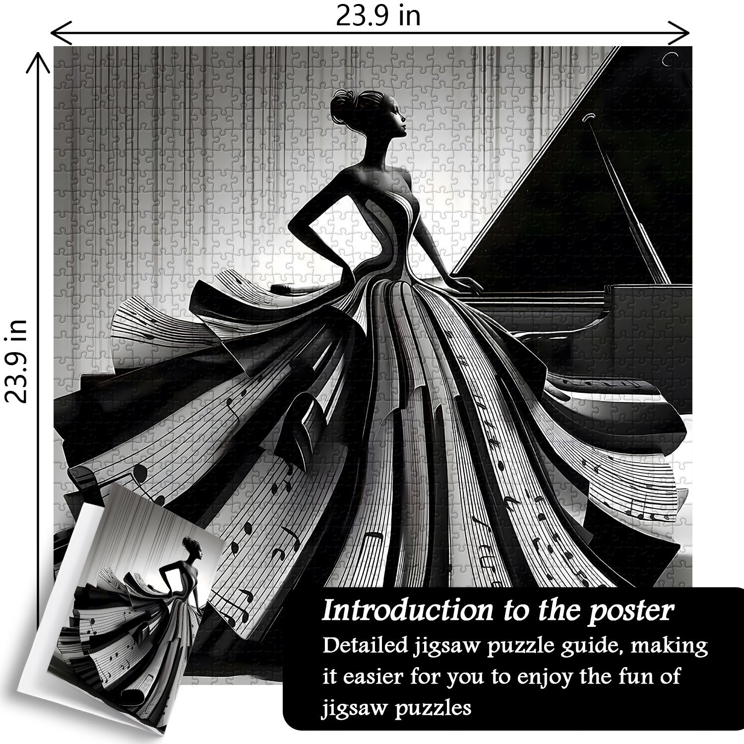 Piano Muse Puzzle 1000 Teile