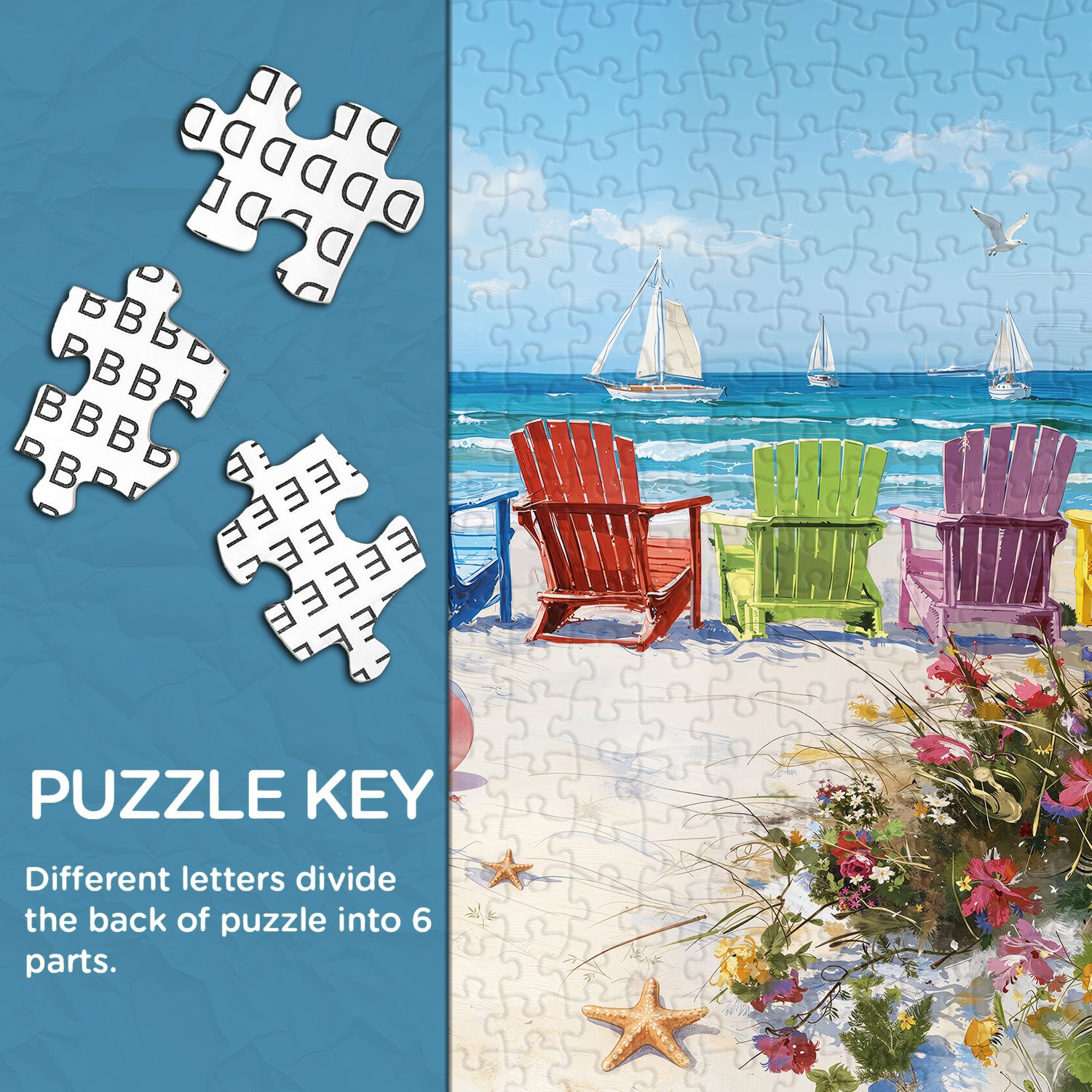Coastal Breeze Jigsaw Puzzle 1000 Pieces