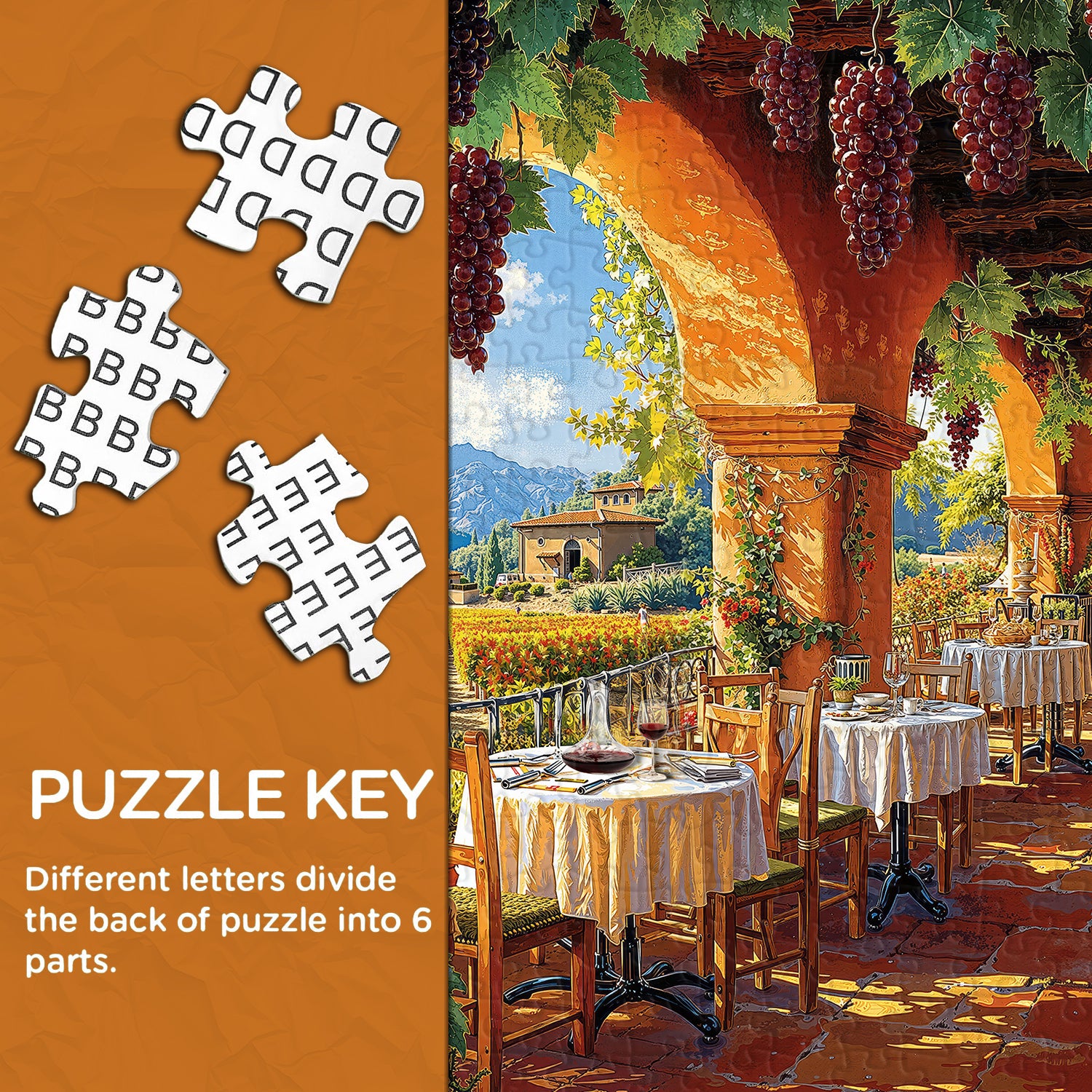Mountain View Winery Jigsaw Puzzle 1000 Pieces