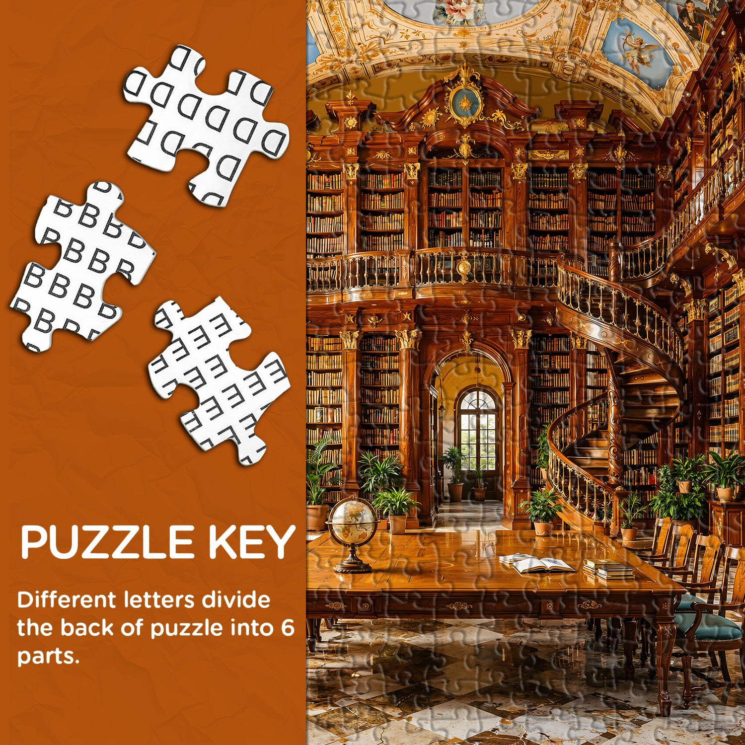 Retro Reading Room Jigsaw Puzzle 1000 Pieces