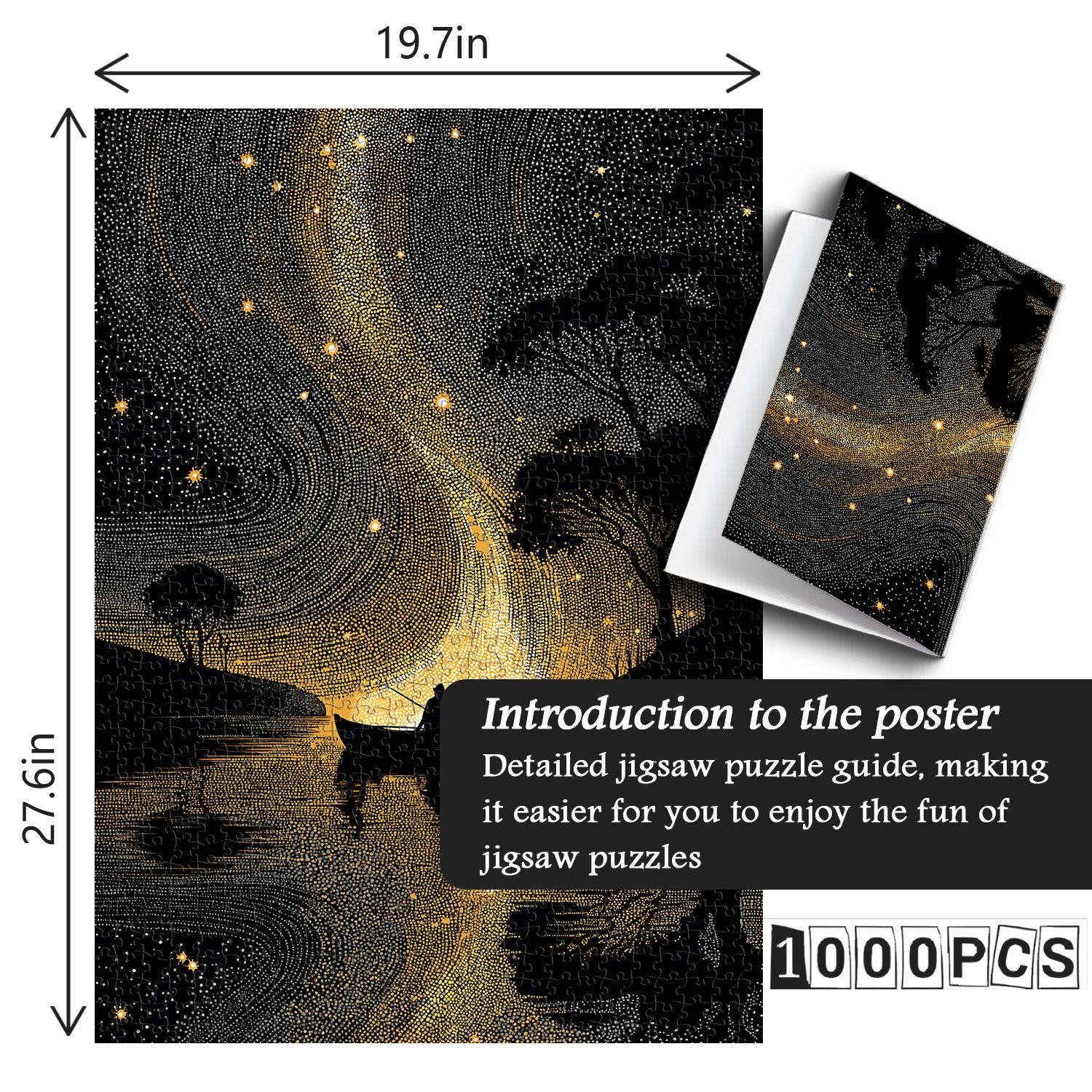 Sternenhimmel-Nacht-Puzzle, 1000 Teile