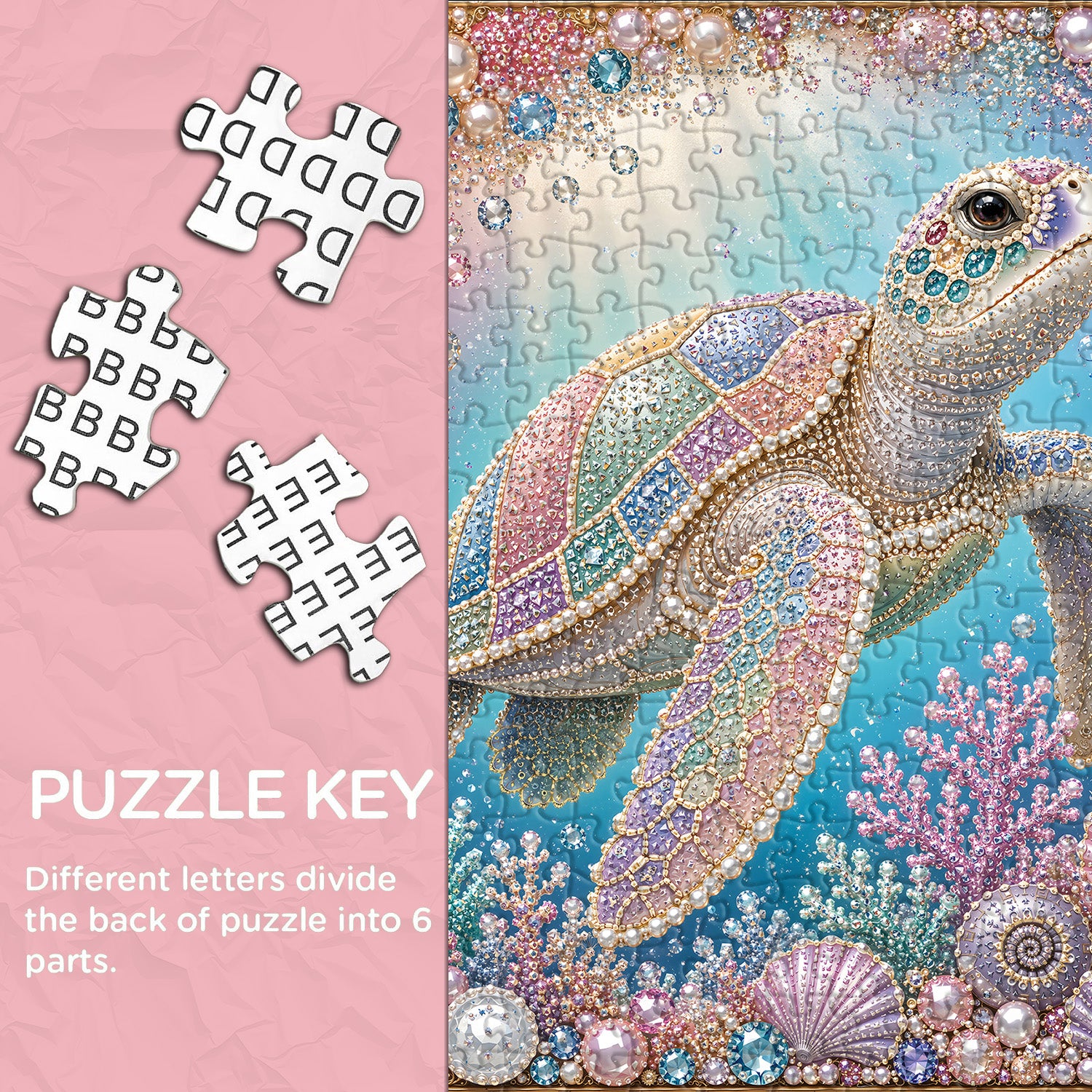Juwel Meeresschildkröte Puzzle 1000 Teile