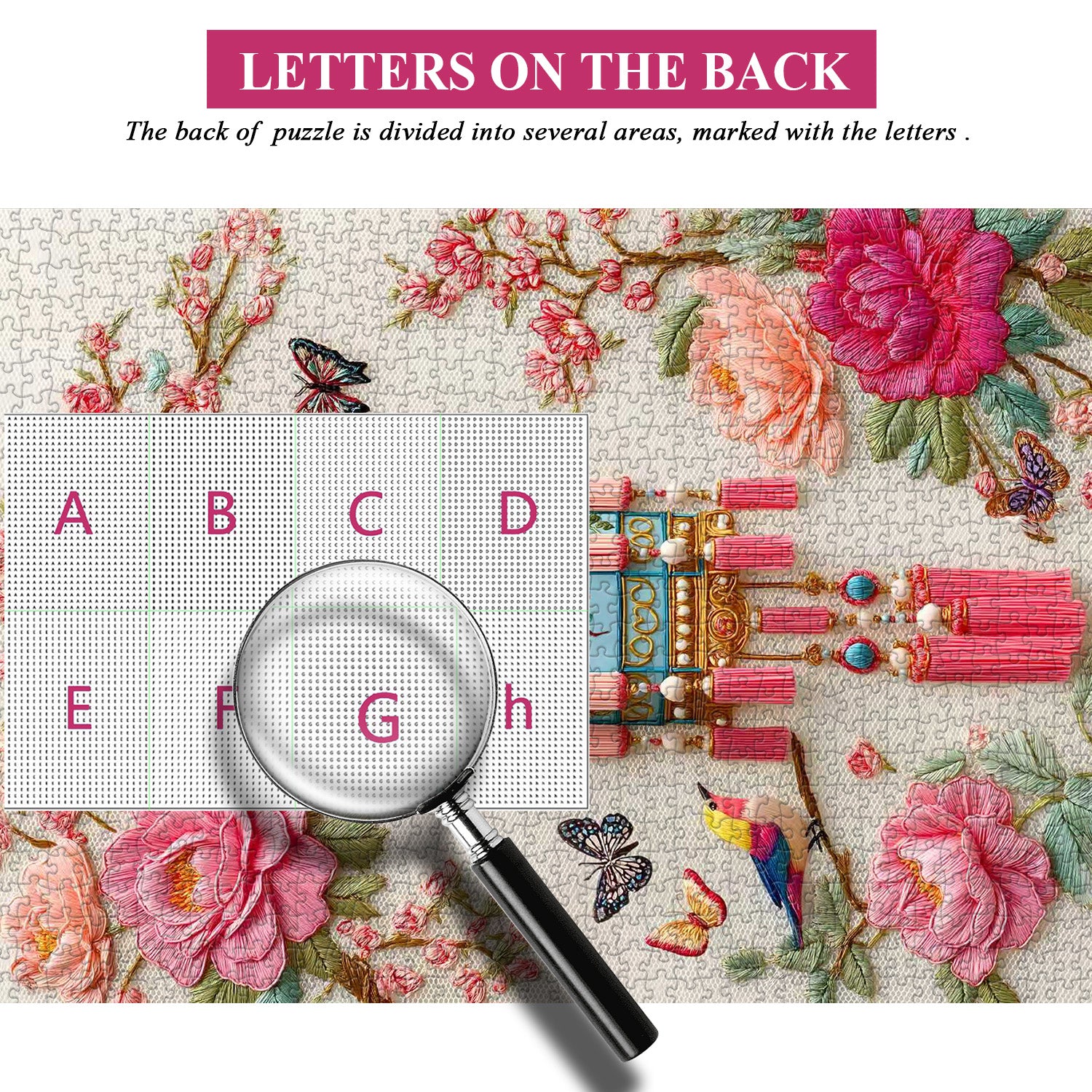 Embroidered Lantern Jigsaw Puzzle 1000 Pieces