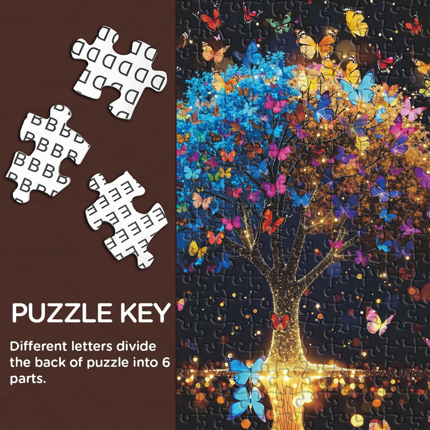 Sparkling Wings Tree Puzzle 1000 Teile