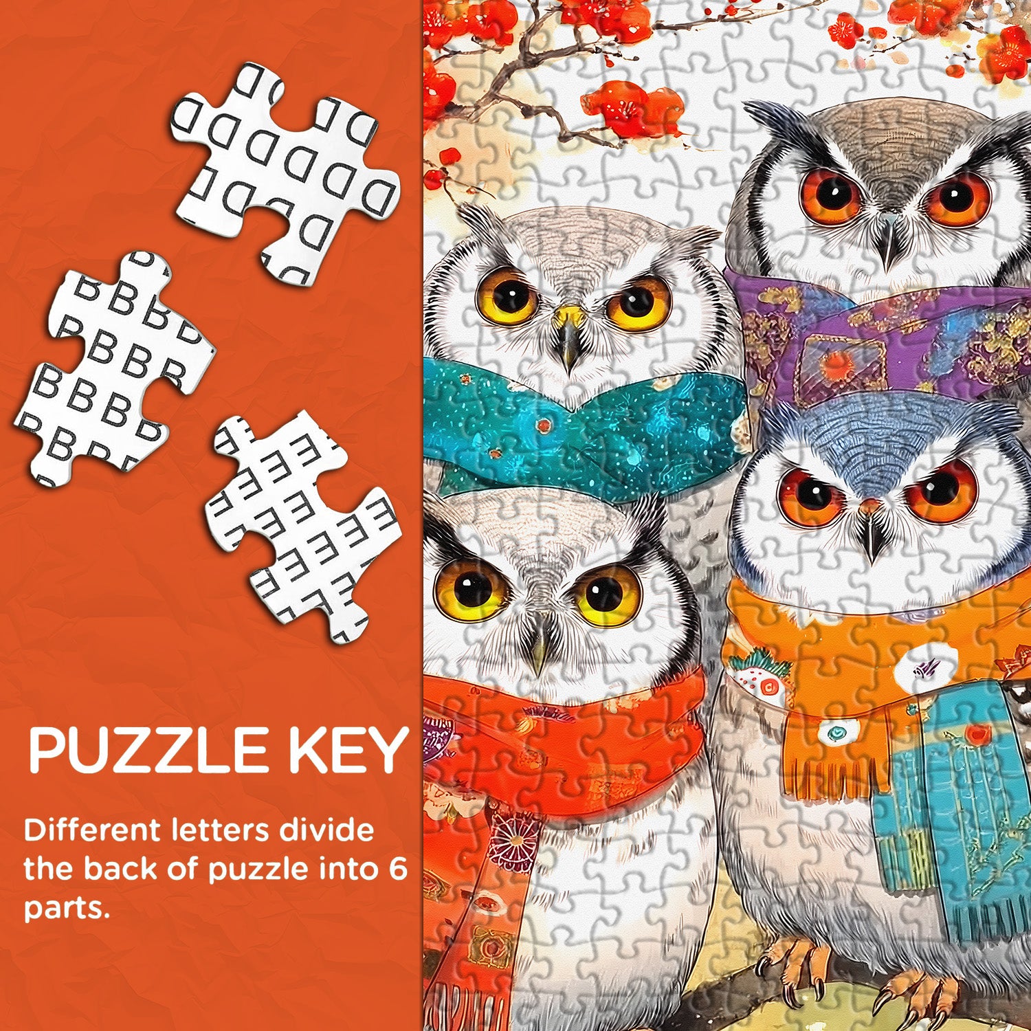 Cozy Owls Puzzle 1000 Teile