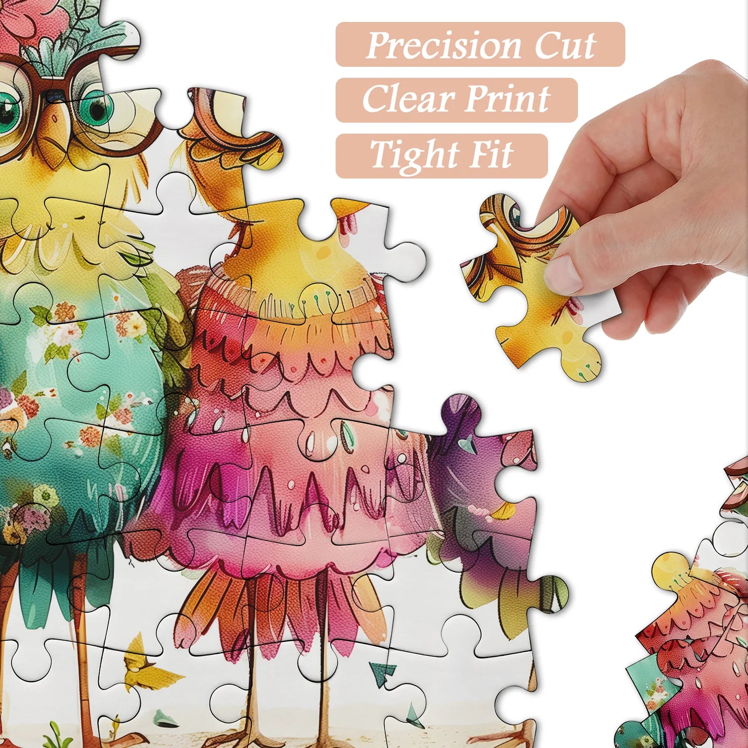 Cute Chicken Jigsaw Puzzle 1000 Pieces