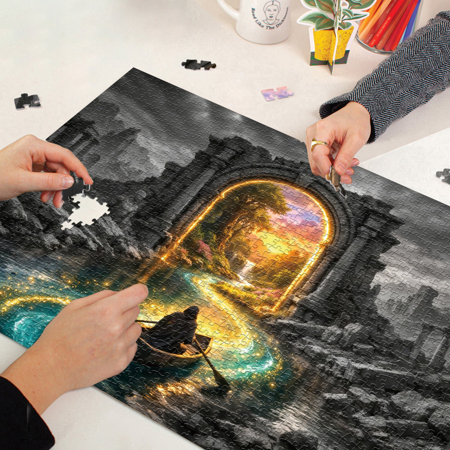 Tor der Ruinen Puzzle 1000 Teile