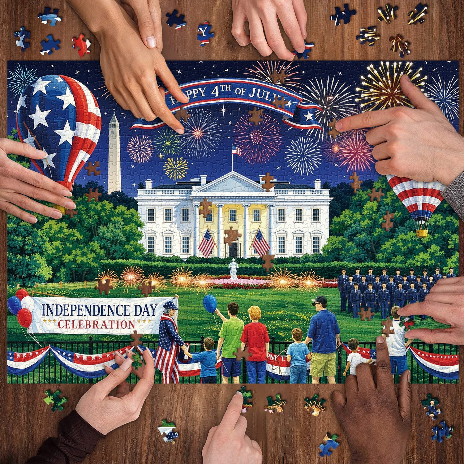 Liberty in Bloom Jigsaw Puzzle 1000 Pieces