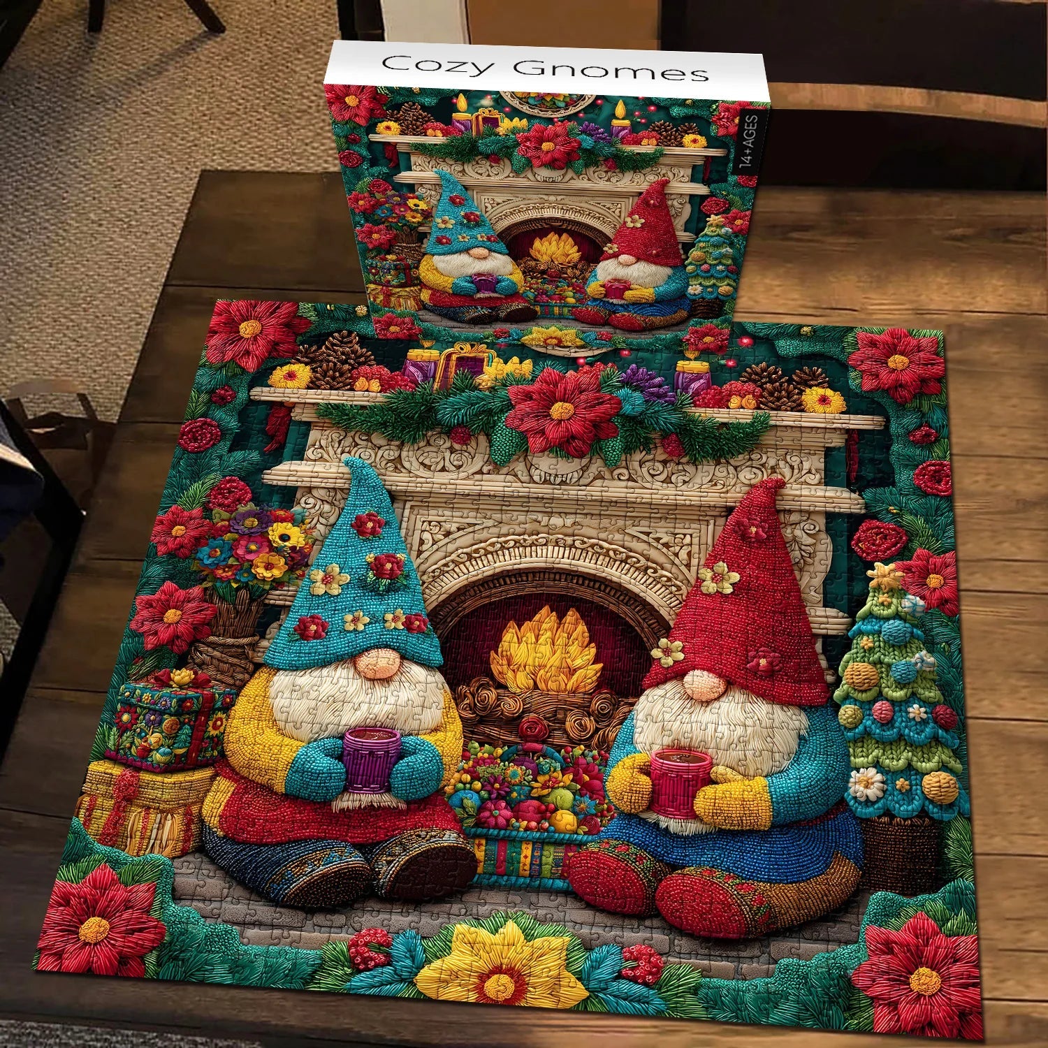 Gemütliche Gnomes Puzzle 1000 Stücke