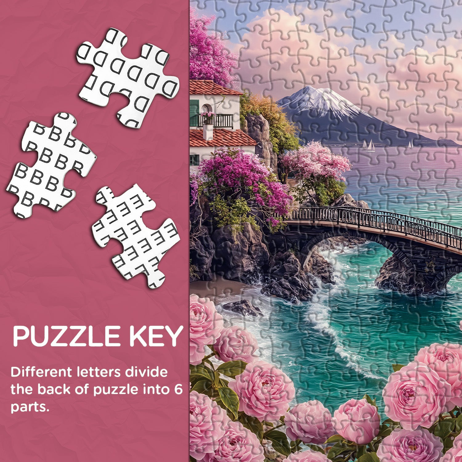 Crimson Coast Jigsaw Puzzle 1000 Pieces