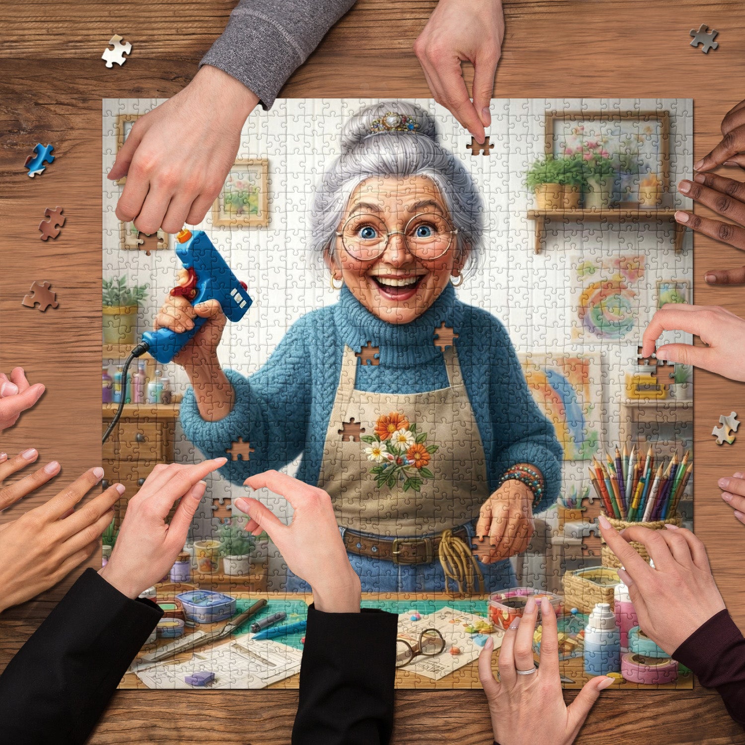 Kreatives Oma-Puzzle 1000 Teile