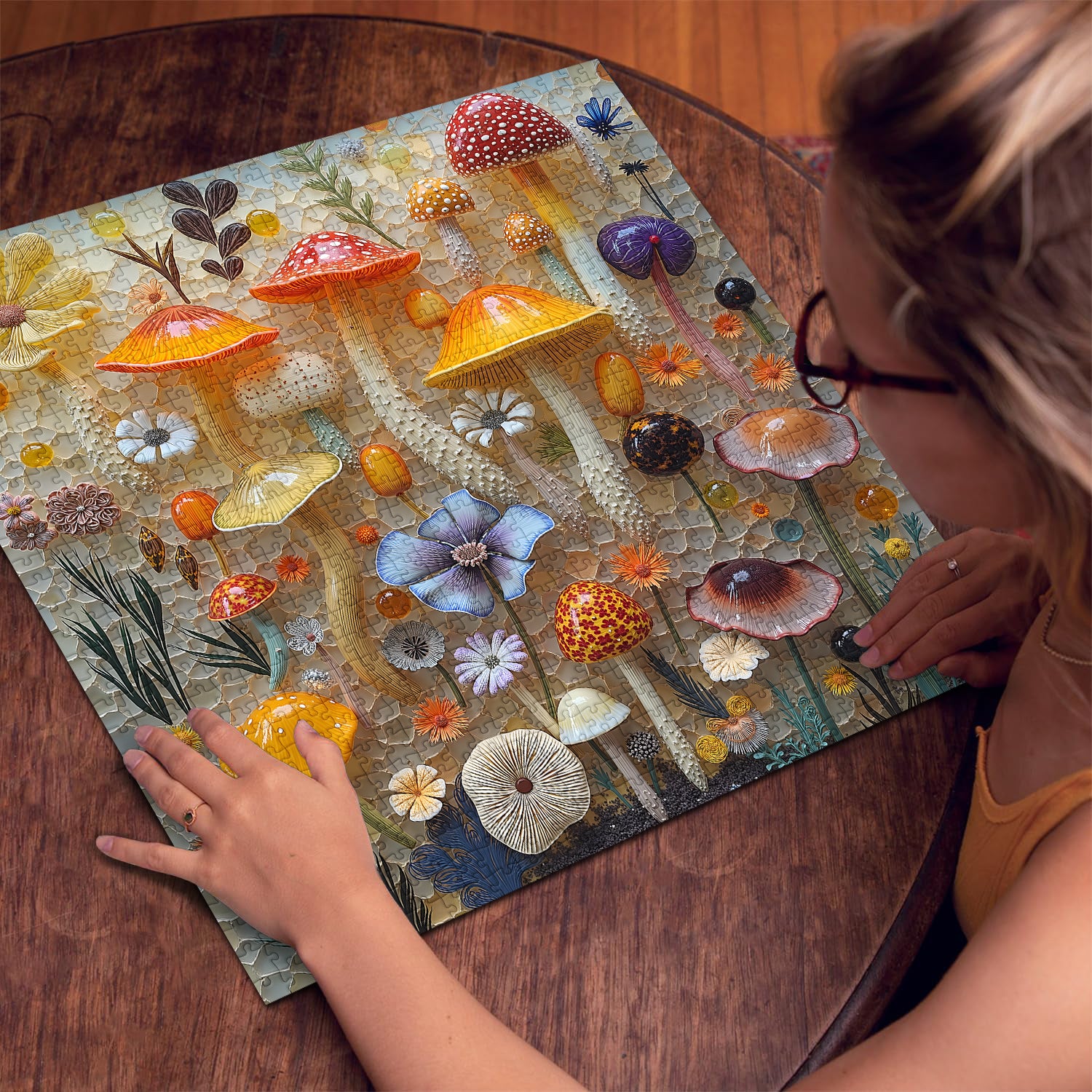 Bunte Pilze Puzzle 1000 Teile
