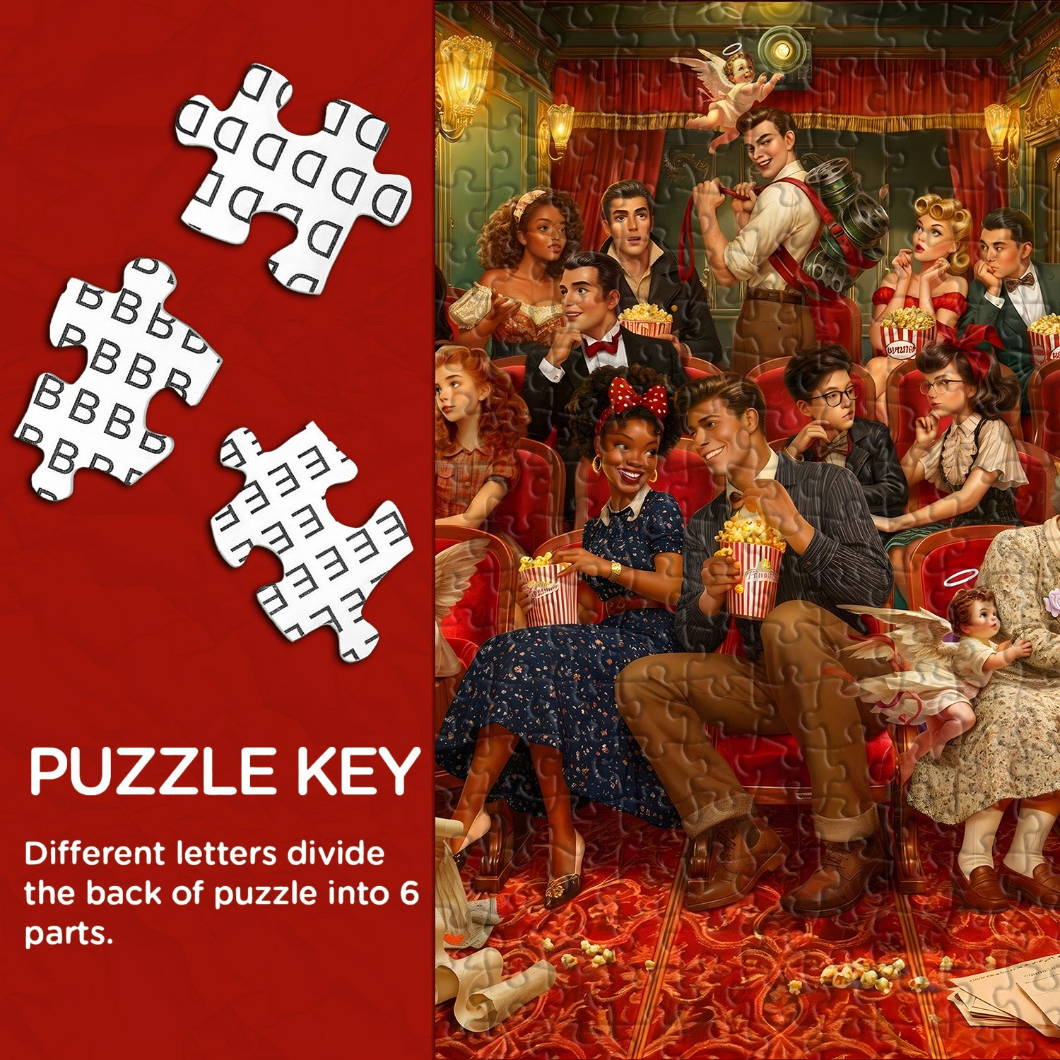 Vintage Cinema Joy Puzzle 1000 Teile