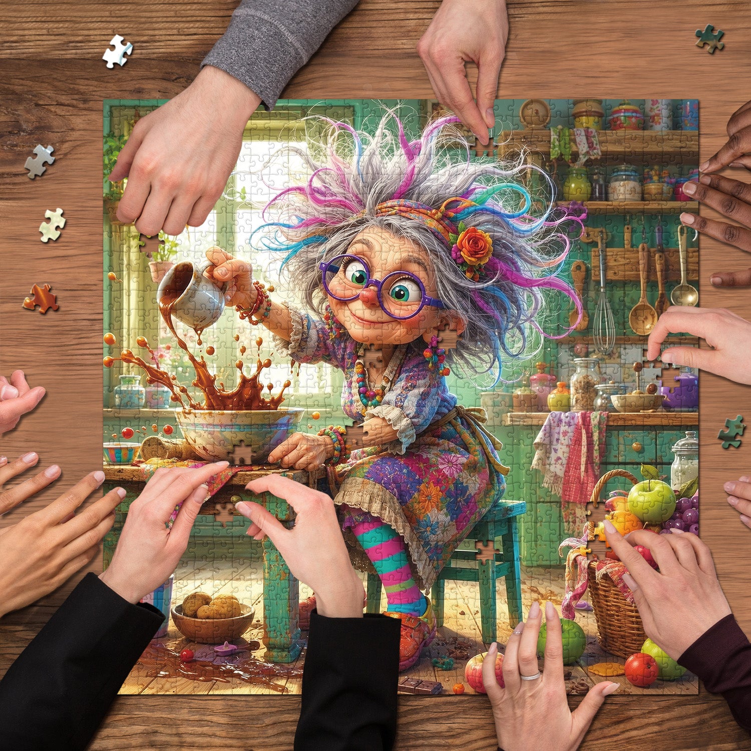 Die freche Oma Puzzle 1000 Teile