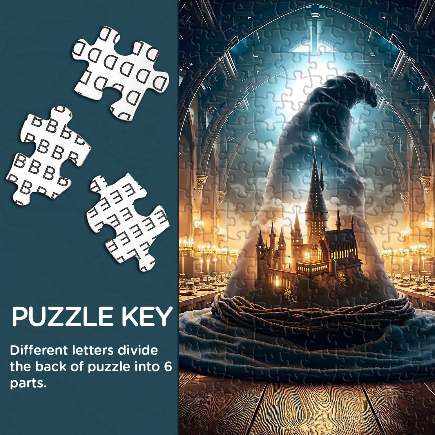 Castle in a Hat Jigsaw Puzzle 1000 Pieces