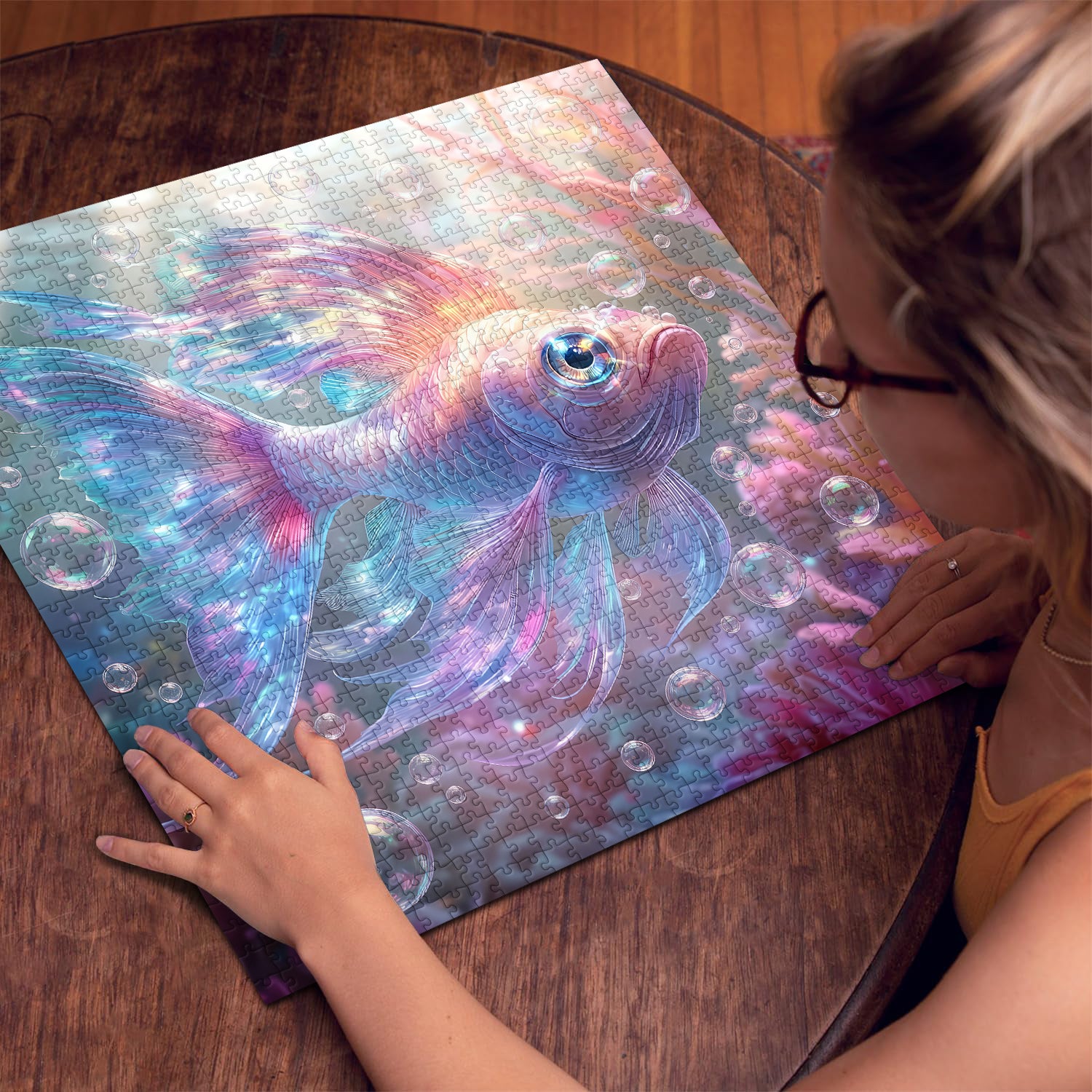 Iridescent Fish Jigsaw Puzzle 1000 Pieces