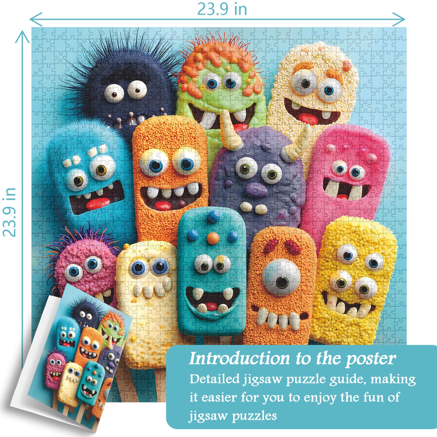Monster Pops Party Puzzle 1000 Teile