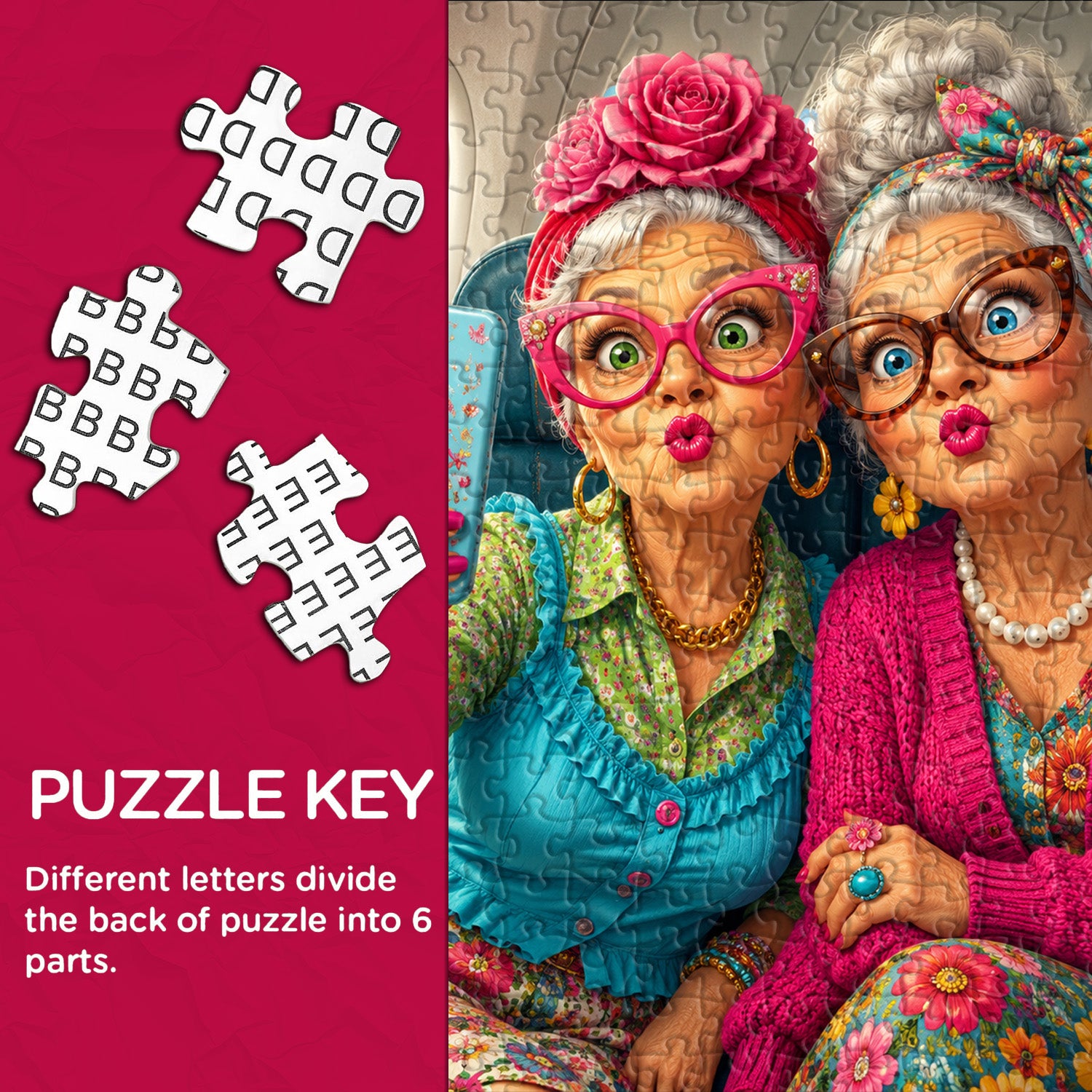Happy Trip Selfies Jigsaw Puzzle 1000 Pieces