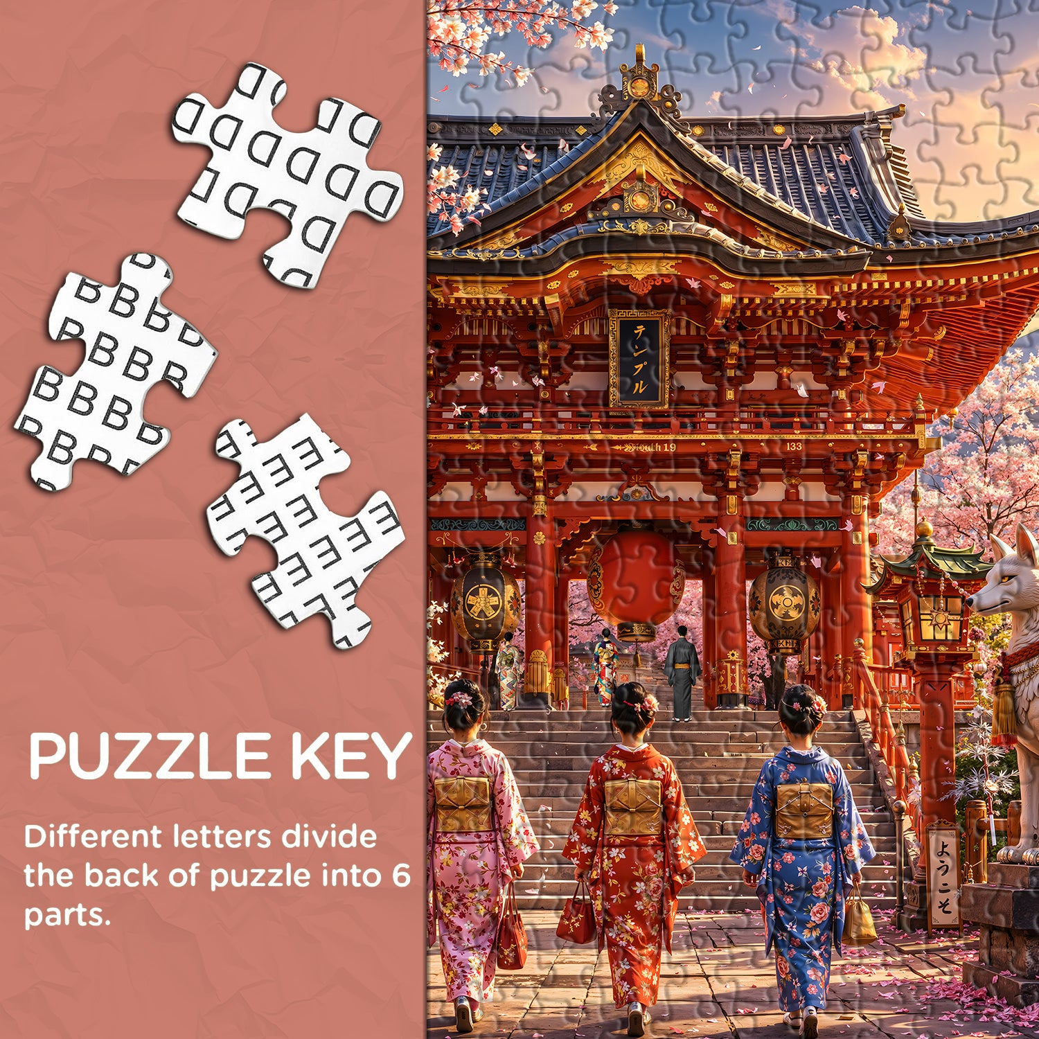 Japanisches Heiligtum-Puzzle 1000 Teile
