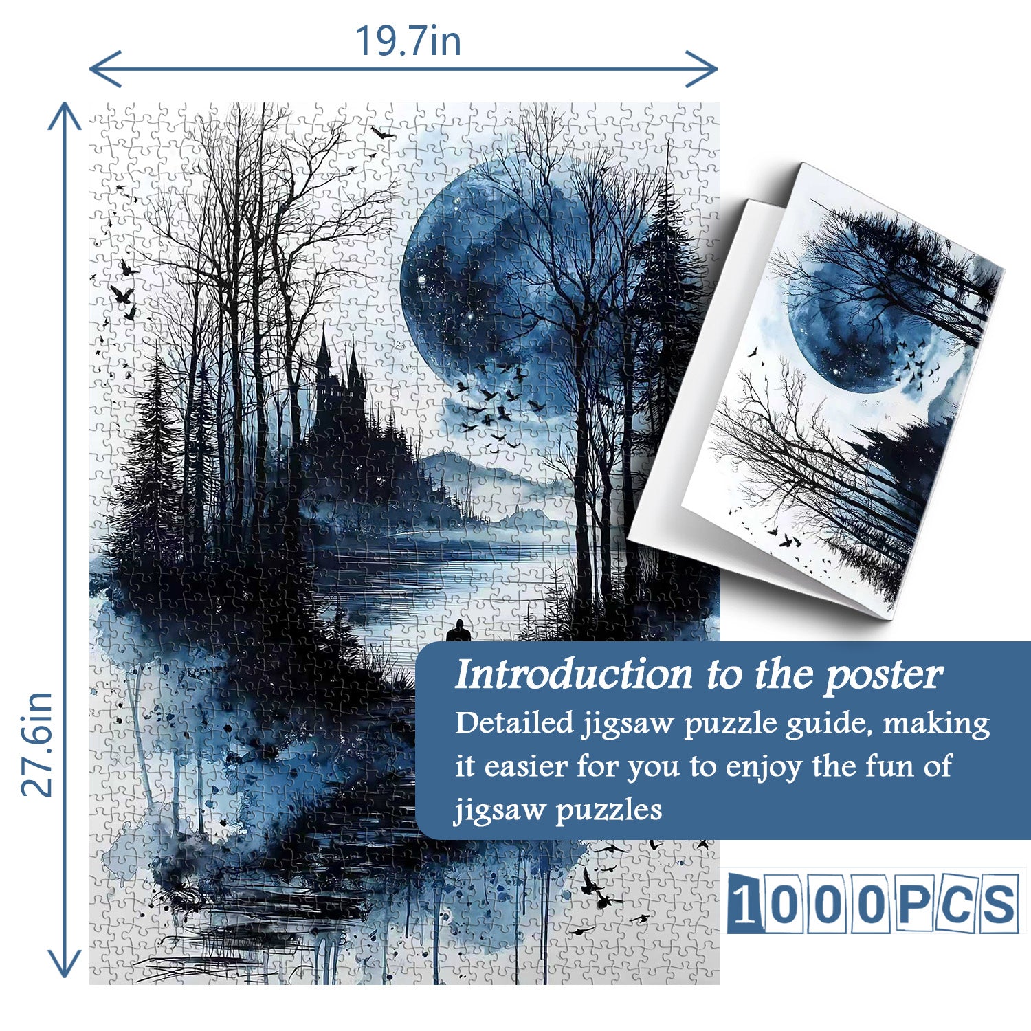 Lone Shadow Lake Puzzle 1000 Teile