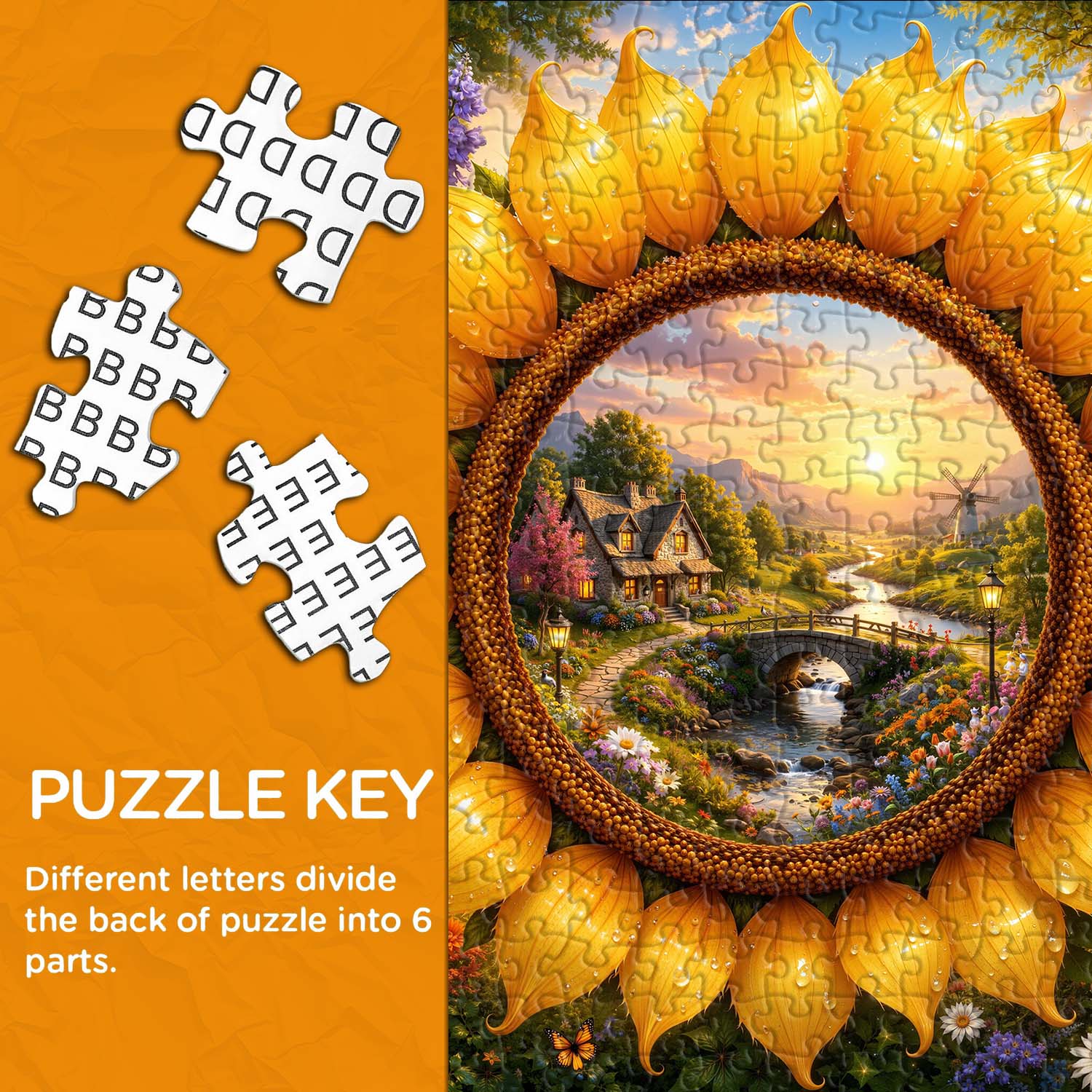 Floral Valley Dream Jigsaw Puzzle 1000 Pieces