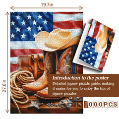 Stiefel der Freiheit Puzzle 1000 Teile