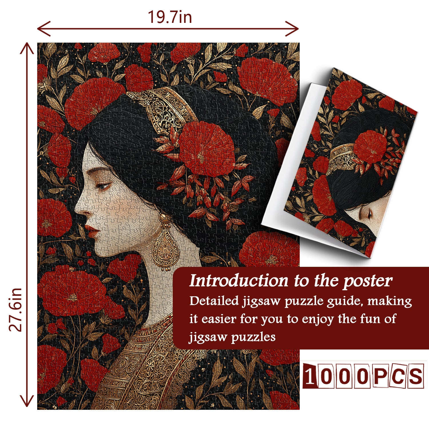 Blumenschönheitspuzzle 1000 Teile