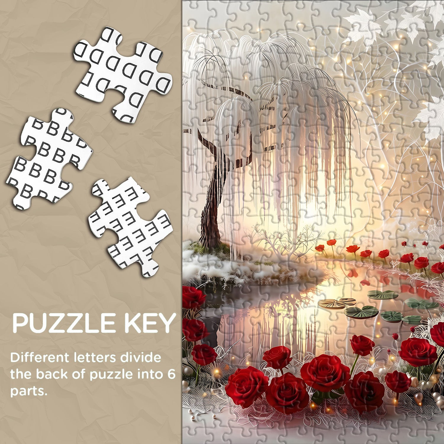Silent Light Garden Puzzle 1000 Teile