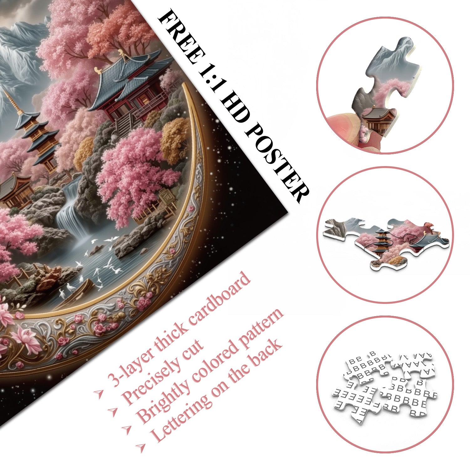 Mondbrücke-Puzzle 1000 Teile