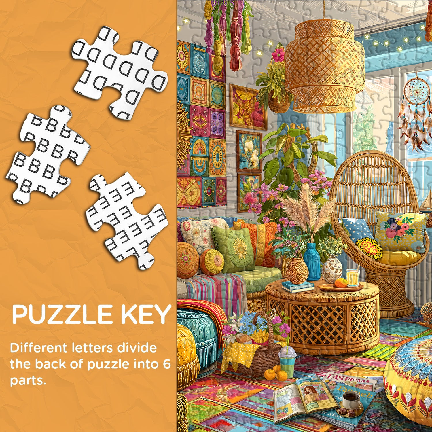 Boho House Jigsaw Puzzle 1000 Pieces