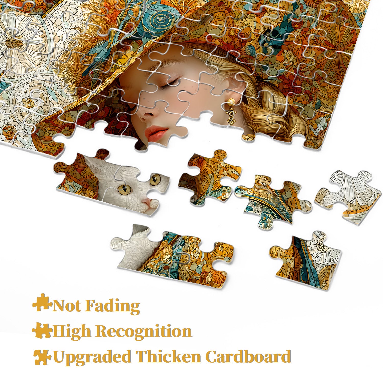 Puzzle mit floraler Eleganz, 1000 Teile