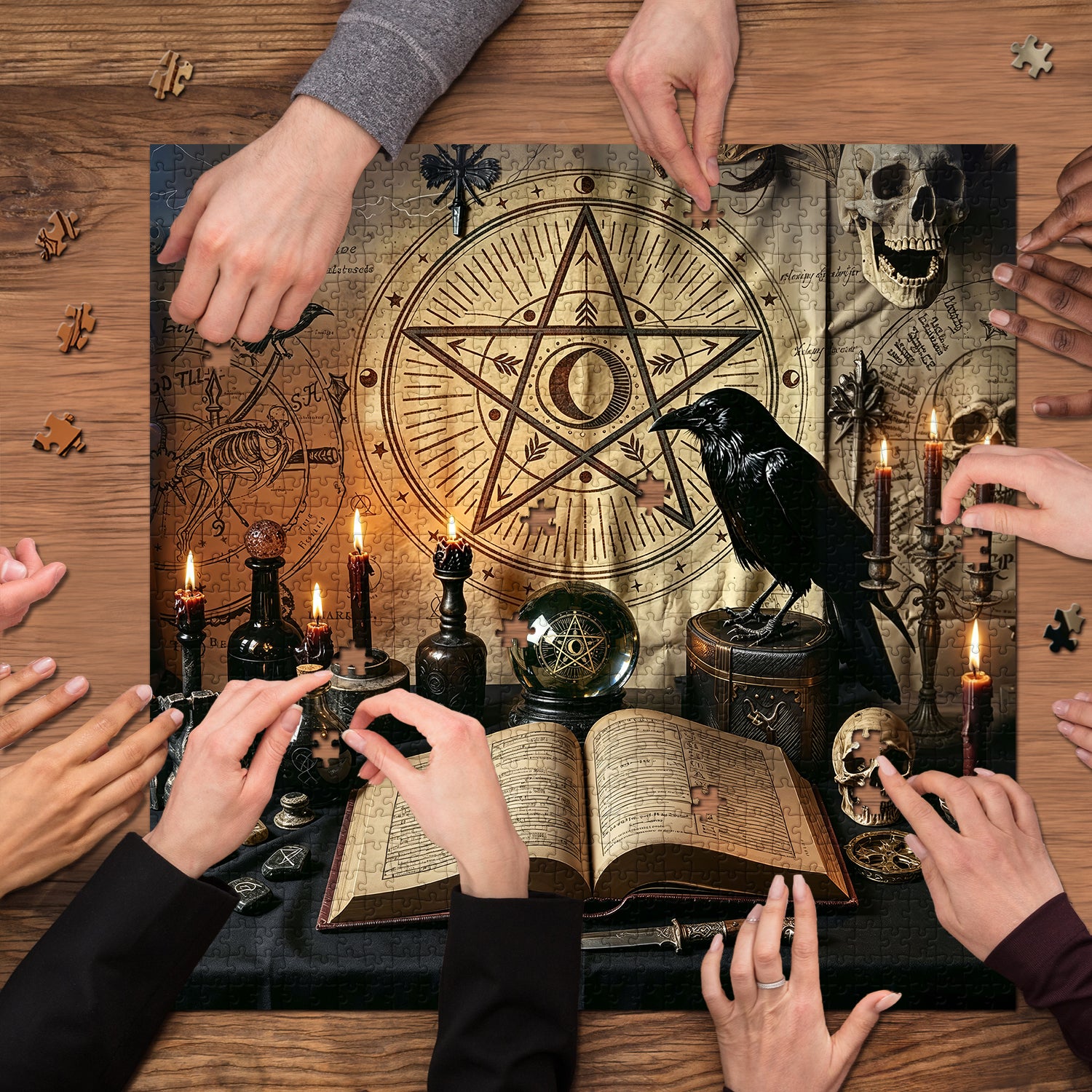 Raven Arcana Puzzle 1000 Teile