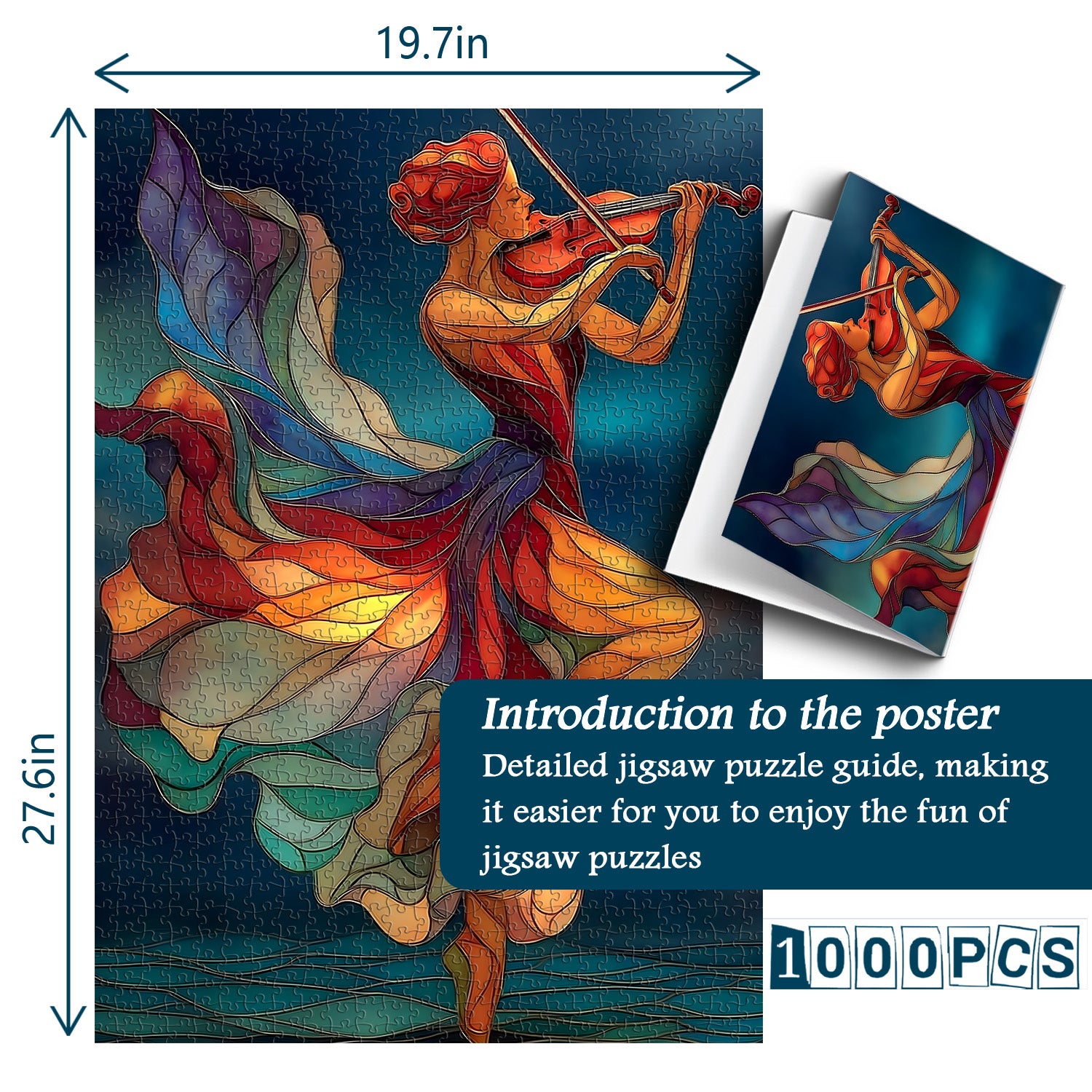 Violin Goddess Jigsaw Puzzle 1000 Pieces