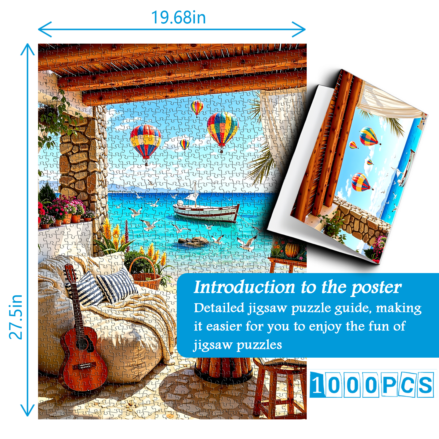 Beach Veranda Jigsaw Puzzle 1000 Pieces