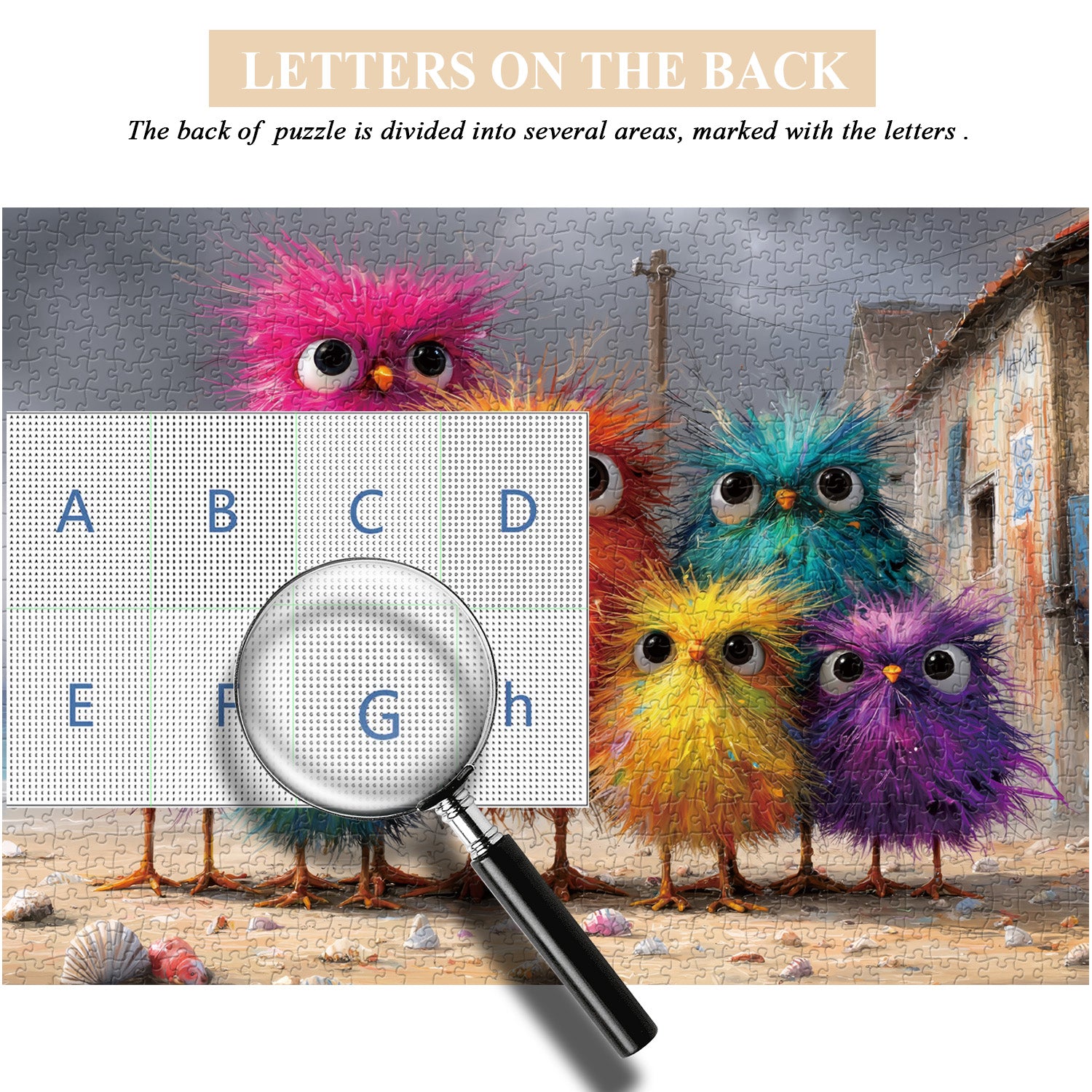 Fluffy Coast Puzzle 1000 Teile