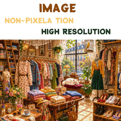 Paris Vintage Boutique Jigsaw Puzzle 1000 Pieces