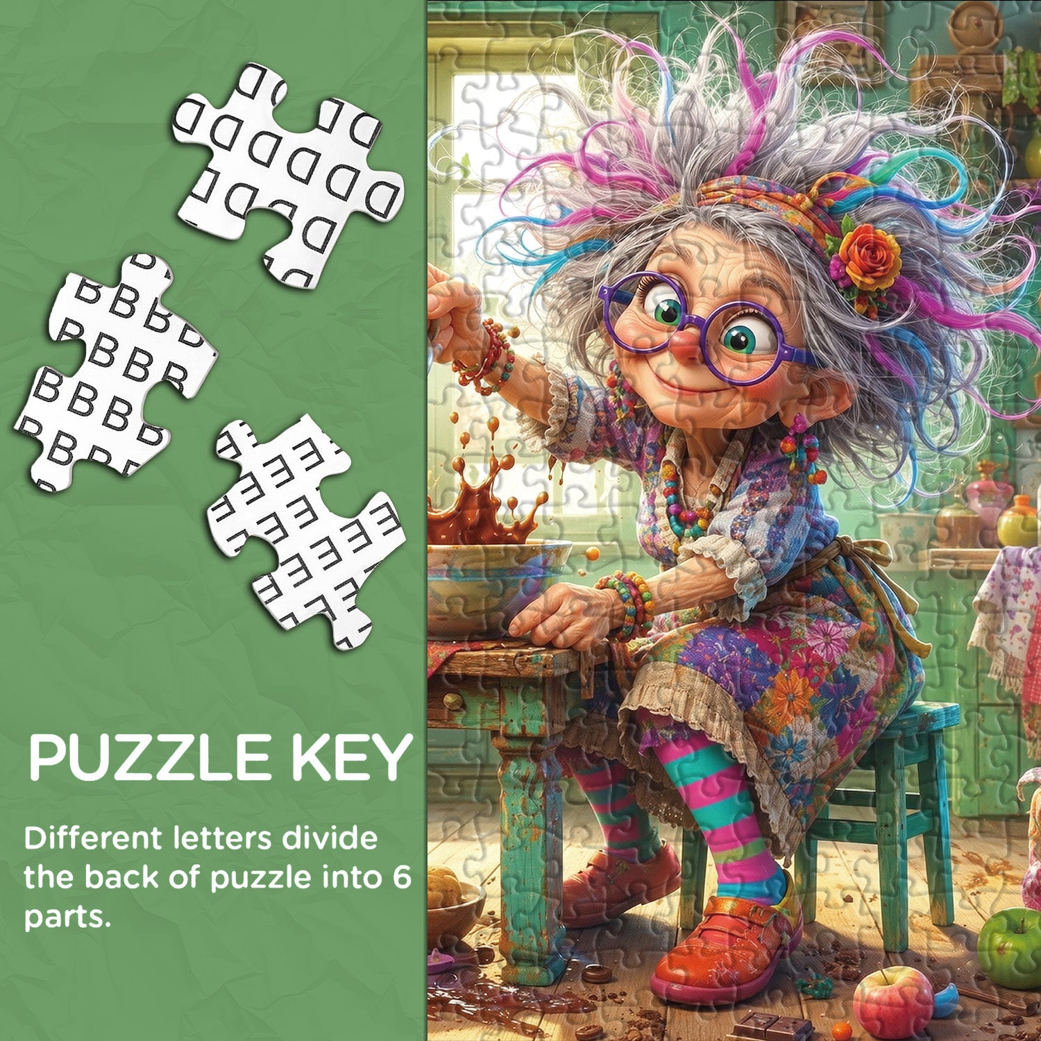 Die freche Oma Puzzle 1000 Teile