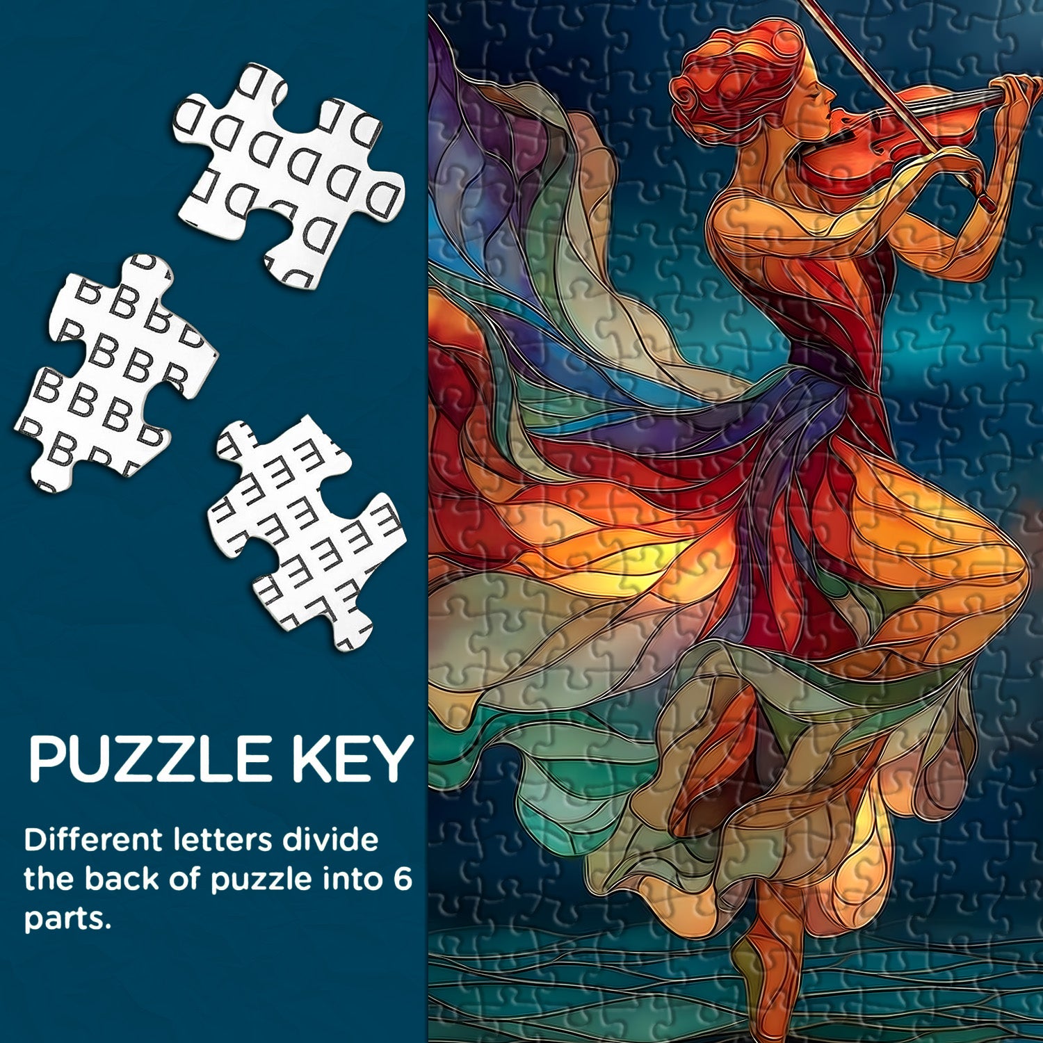 Violin Goddess Jigsaw Puzzle 1000 Pieces