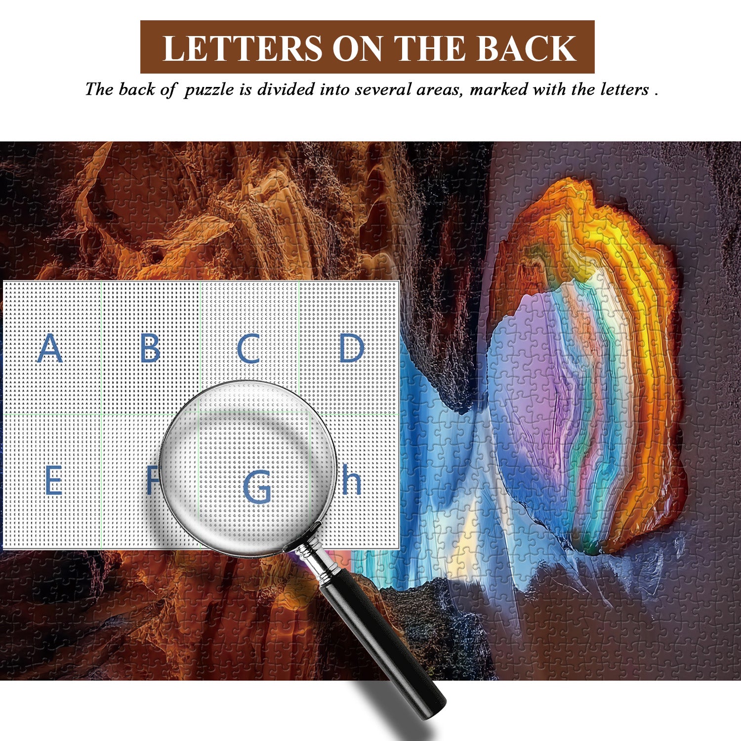 Leuchtendes Höhlenpuzzle 1000 Teile